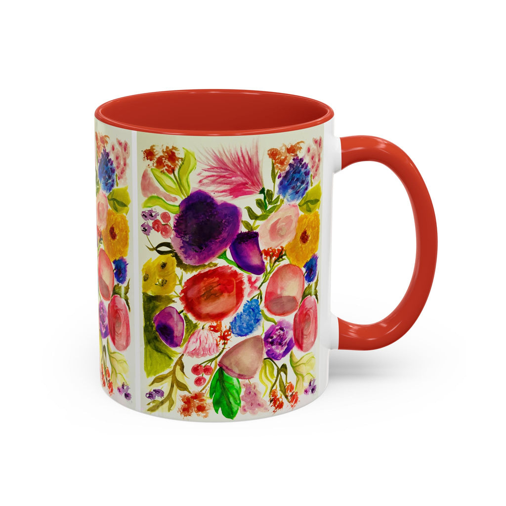 'Fiori' - Accent Coffee Mug (11, 15oz)