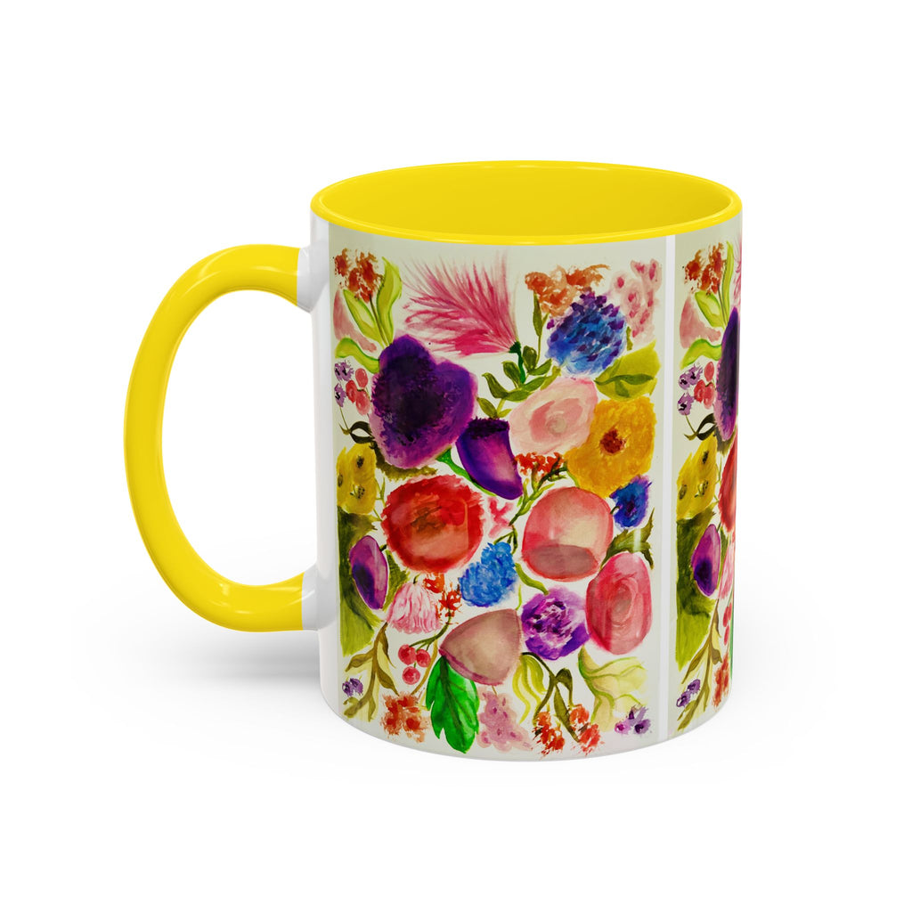 'Fiori' - Accent Coffee Mug (11, 15oz)