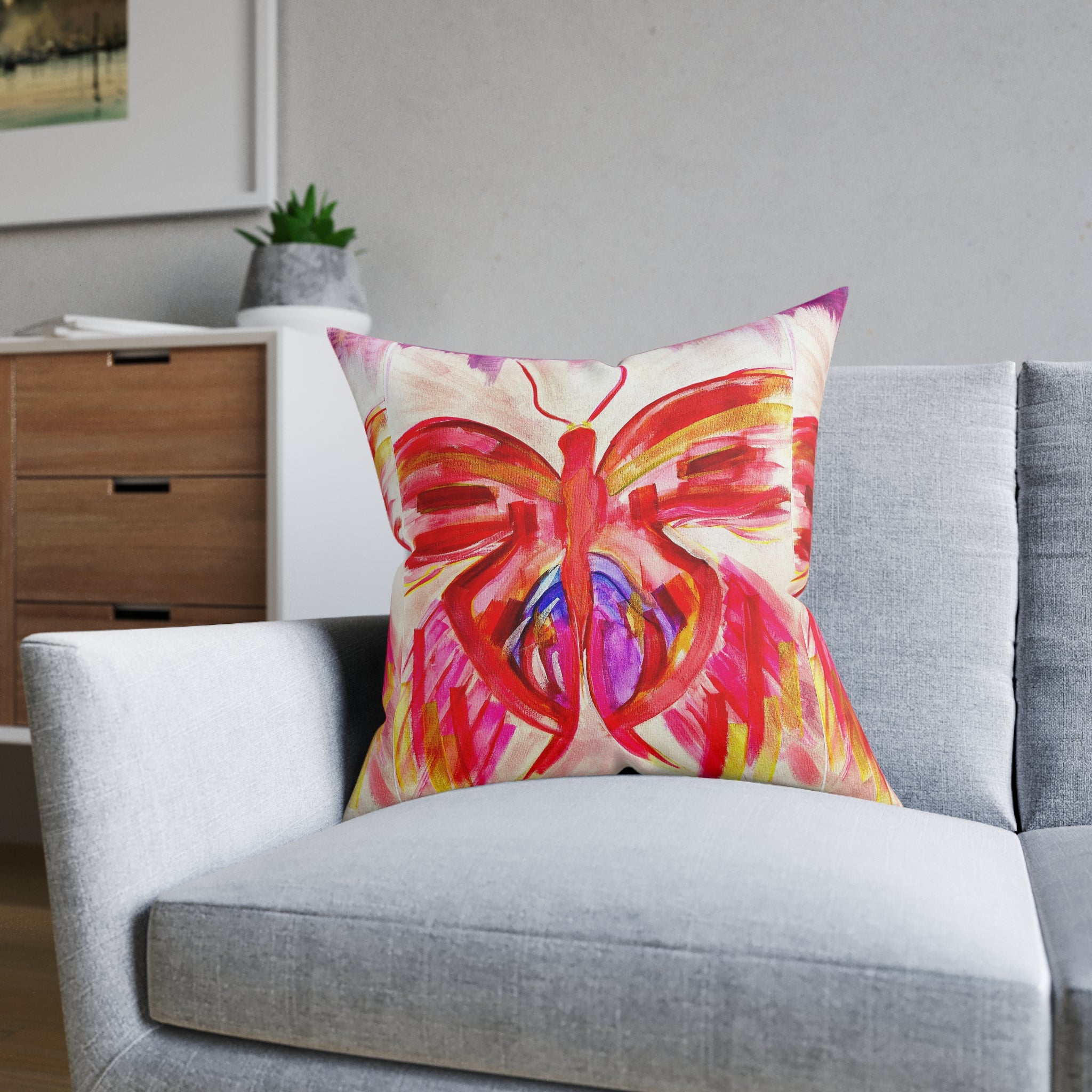 'Butterfly Effect' - Square Pillow