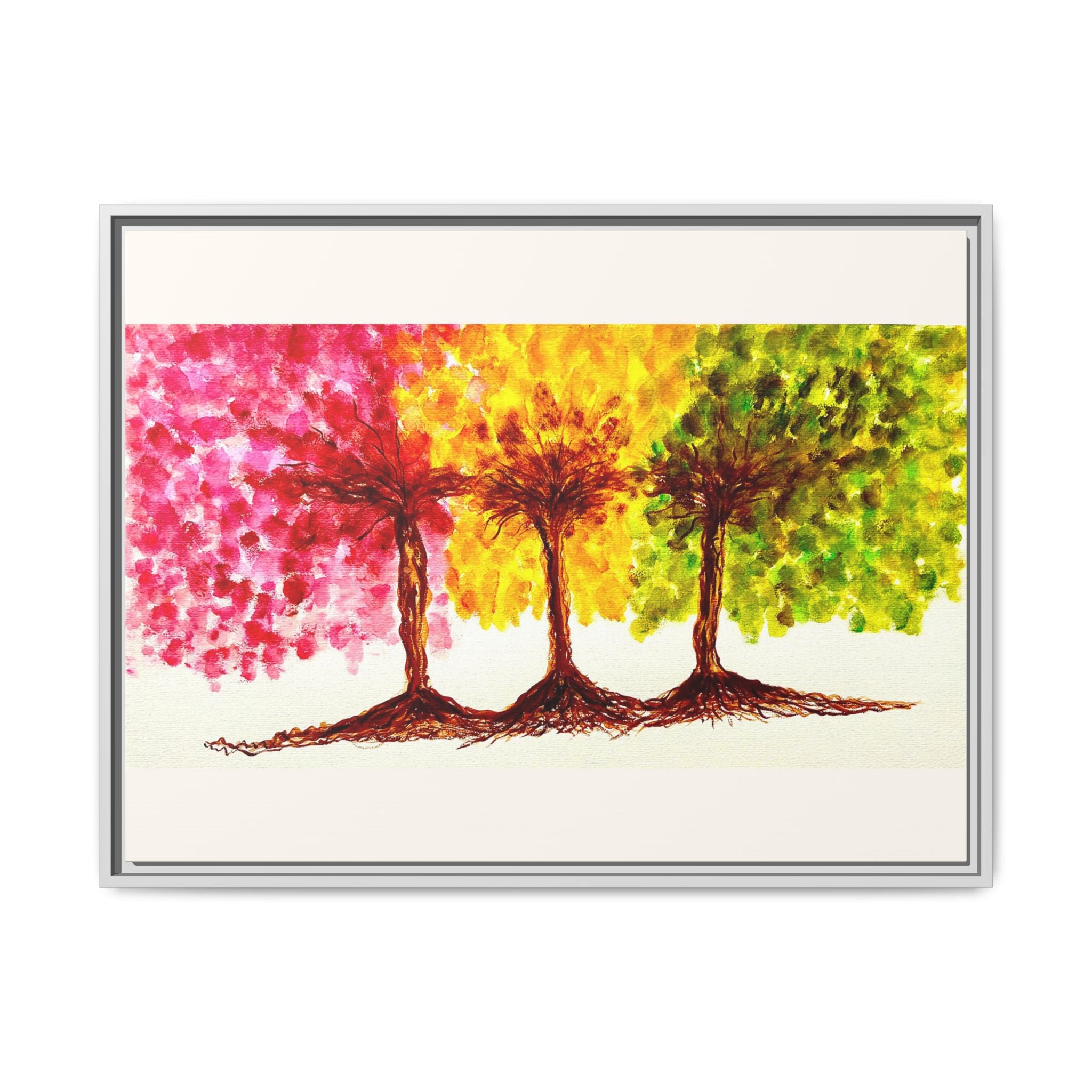 'Serendipity' - Matte Canvas, Framed (Multi-color)