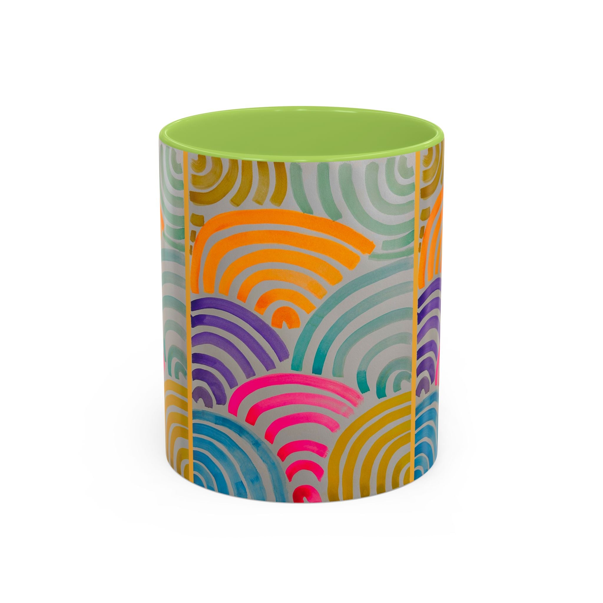 'Neon Arc' - Accent Coffee Mug (11, 15oz)