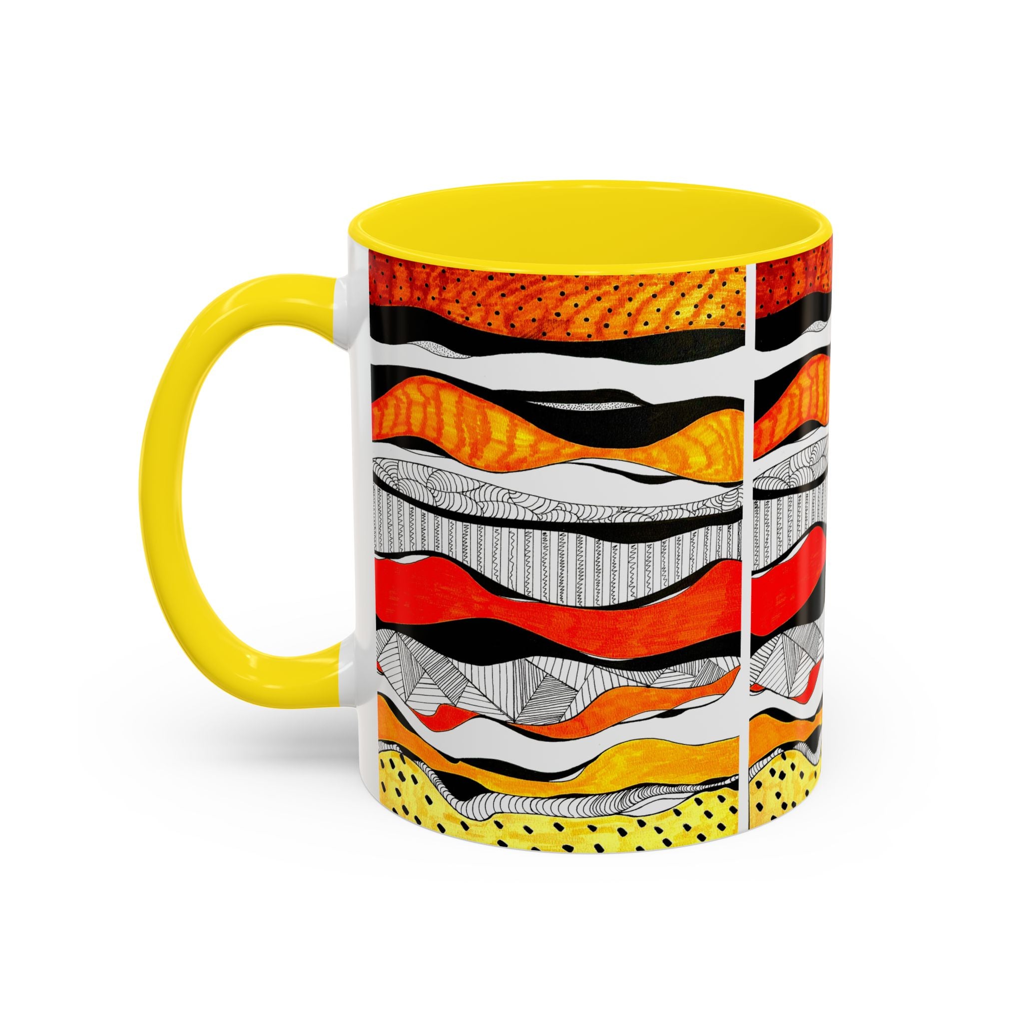 'Visual Sounds' - Accent Coffee Mug (11, 15oz)