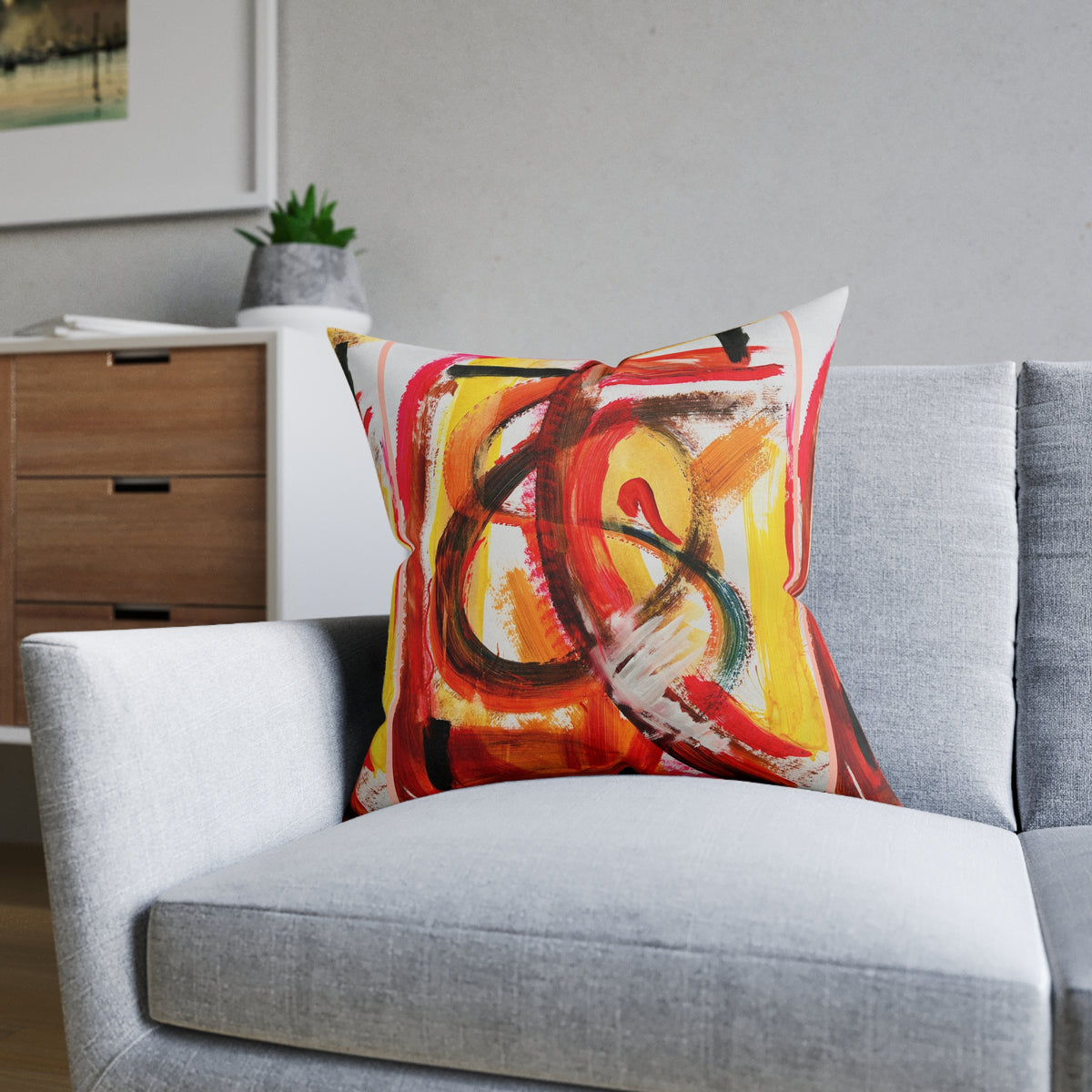 'Heat of Salsa' - Square Pillow