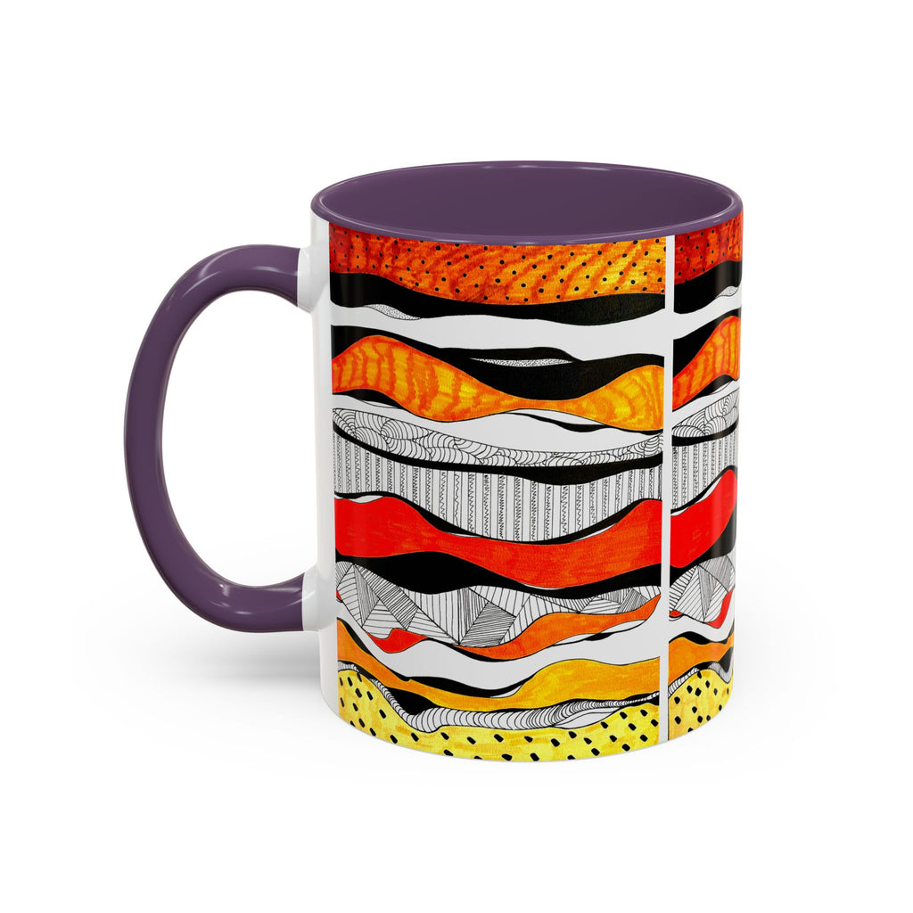 'Visual Sounds' - Accent Coffee Mug (11, 15oz)