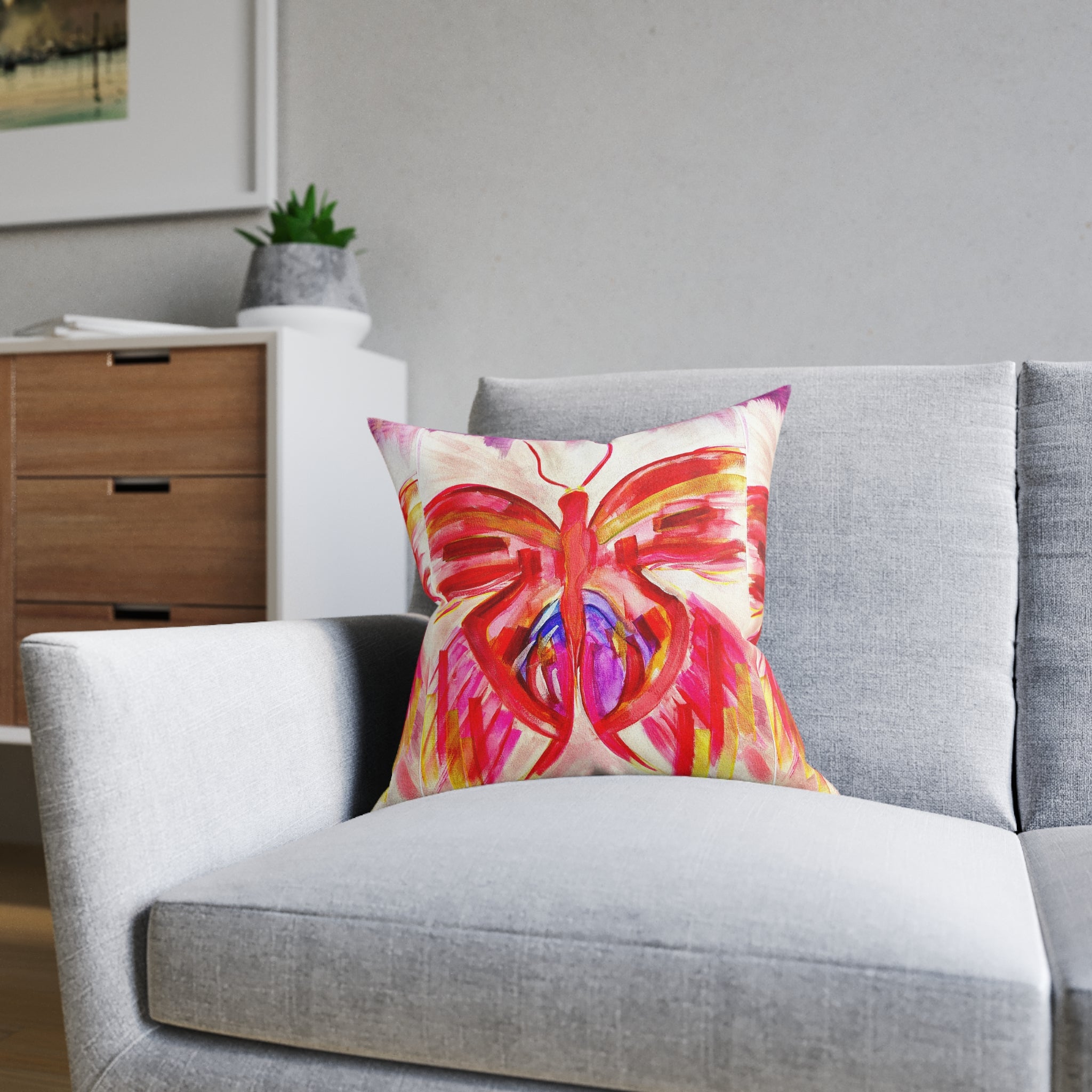 'Butterfly Effect' - Square Pillow
