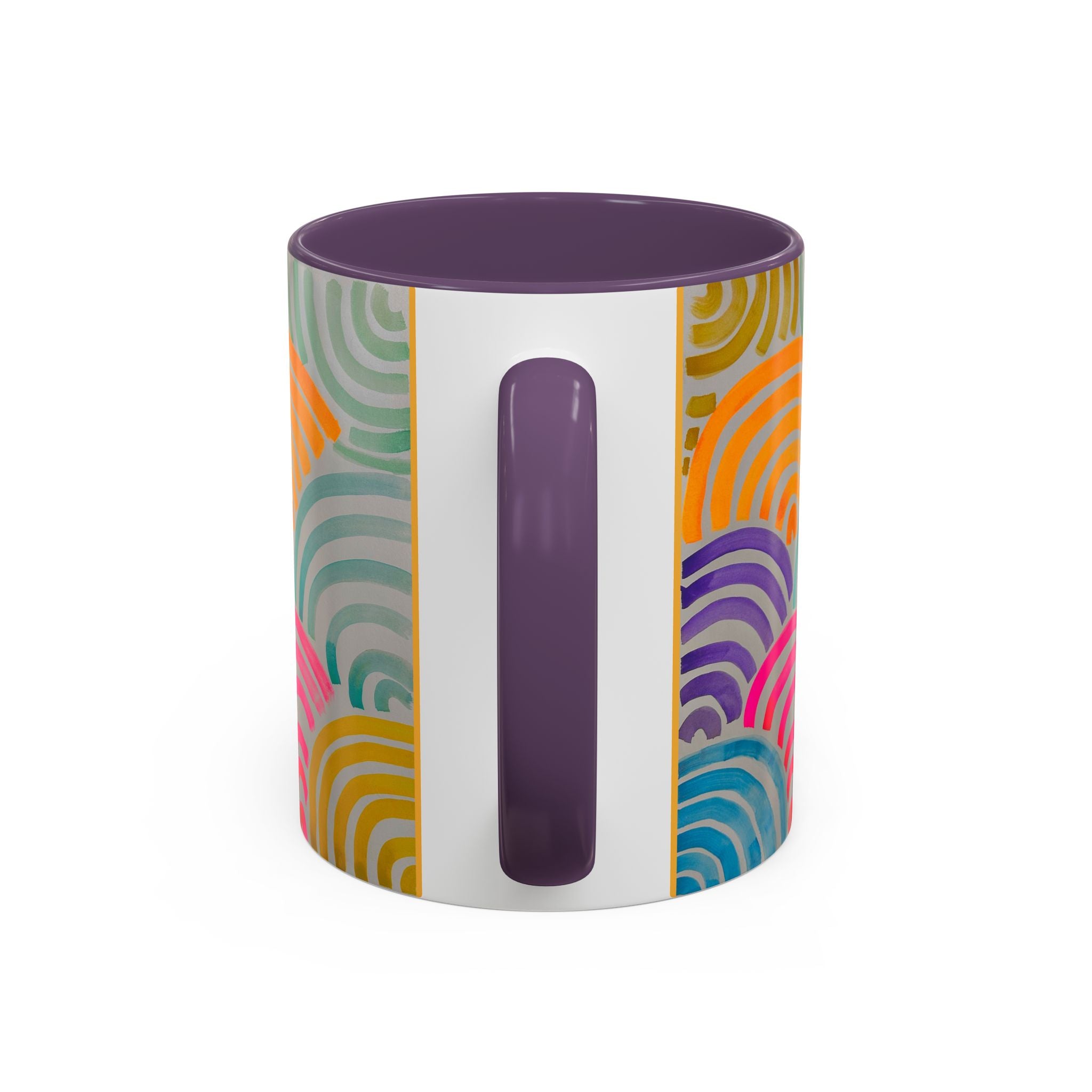 'Neon Arc' - Accent Coffee Mug (11, 15oz)
