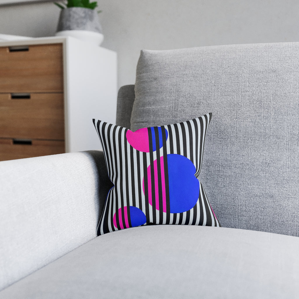 'Play on P' - Square Pillow