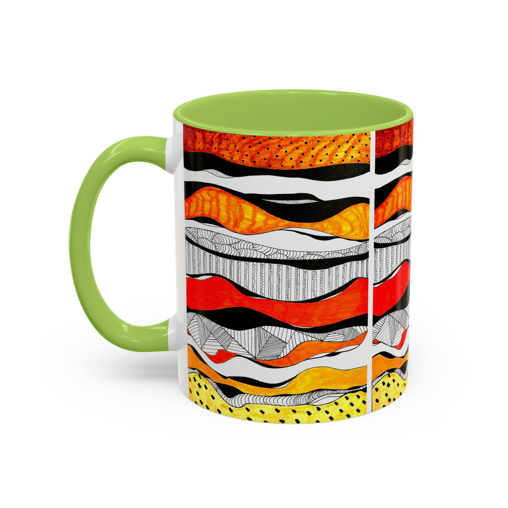'Visual Sounds' - Accent Coffee Mug (11, 15oz)