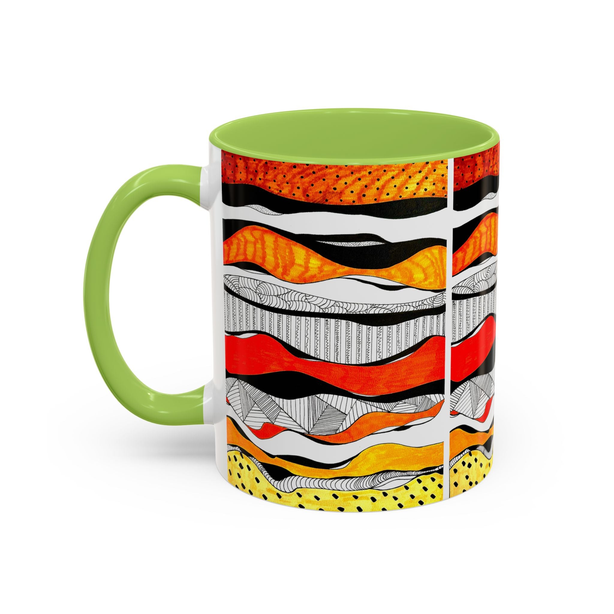 'Visual Sounds' - Accent Coffee Mug (11, 15oz)