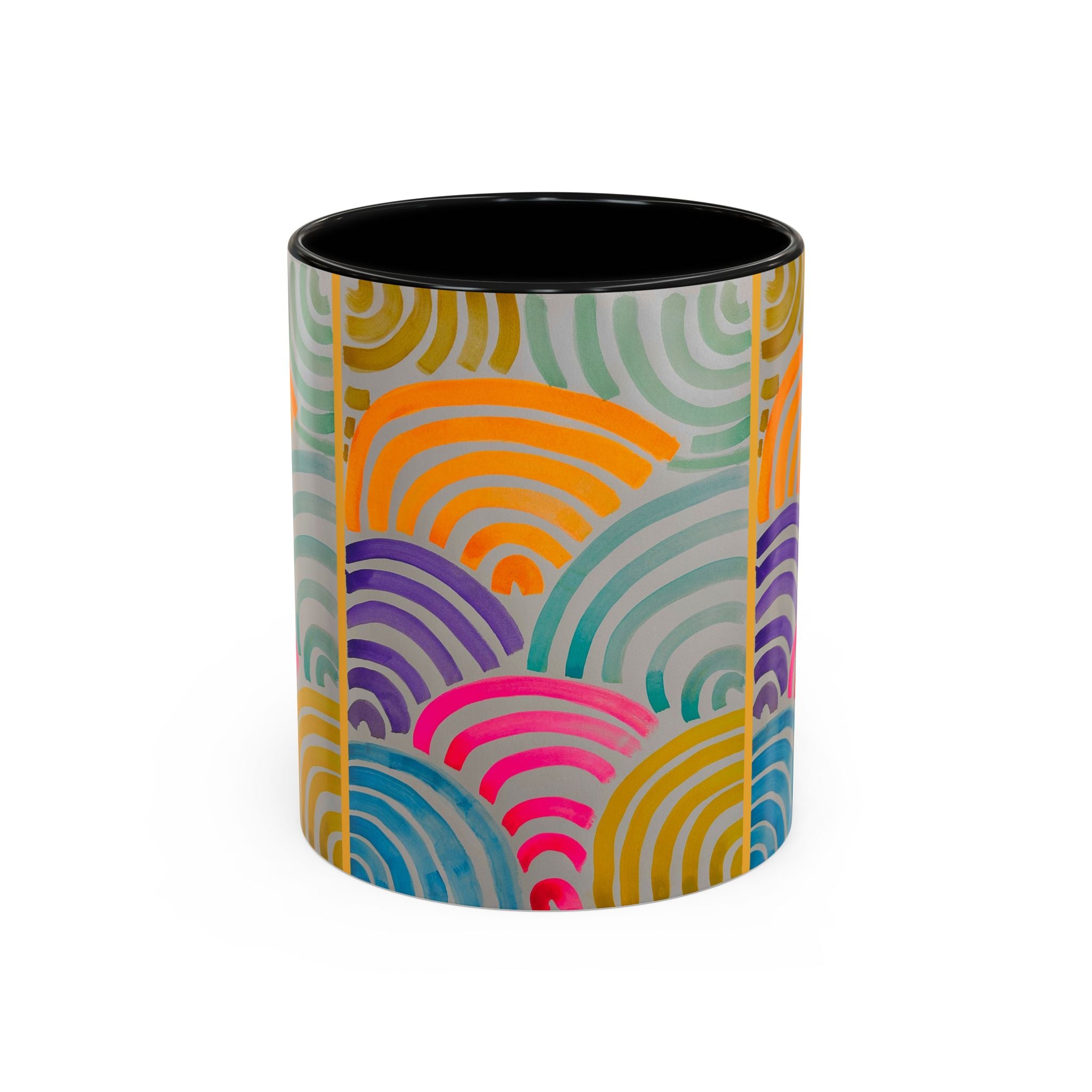 'Neon Arc' - Accent Coffee Mug (11, 15oz)