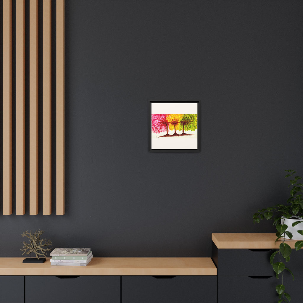 'Serendipity' - Matte Canvas, Framed (Multi-color)