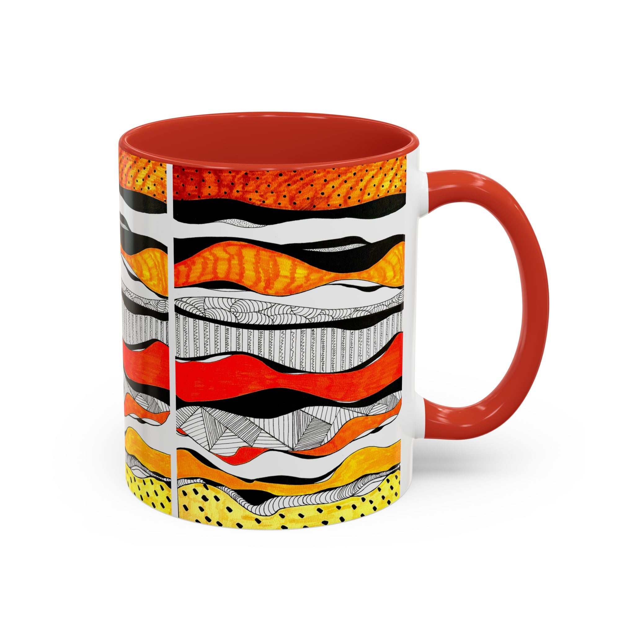 'Visual Sounds' - Accent Coffee Mug (11, 15oz)