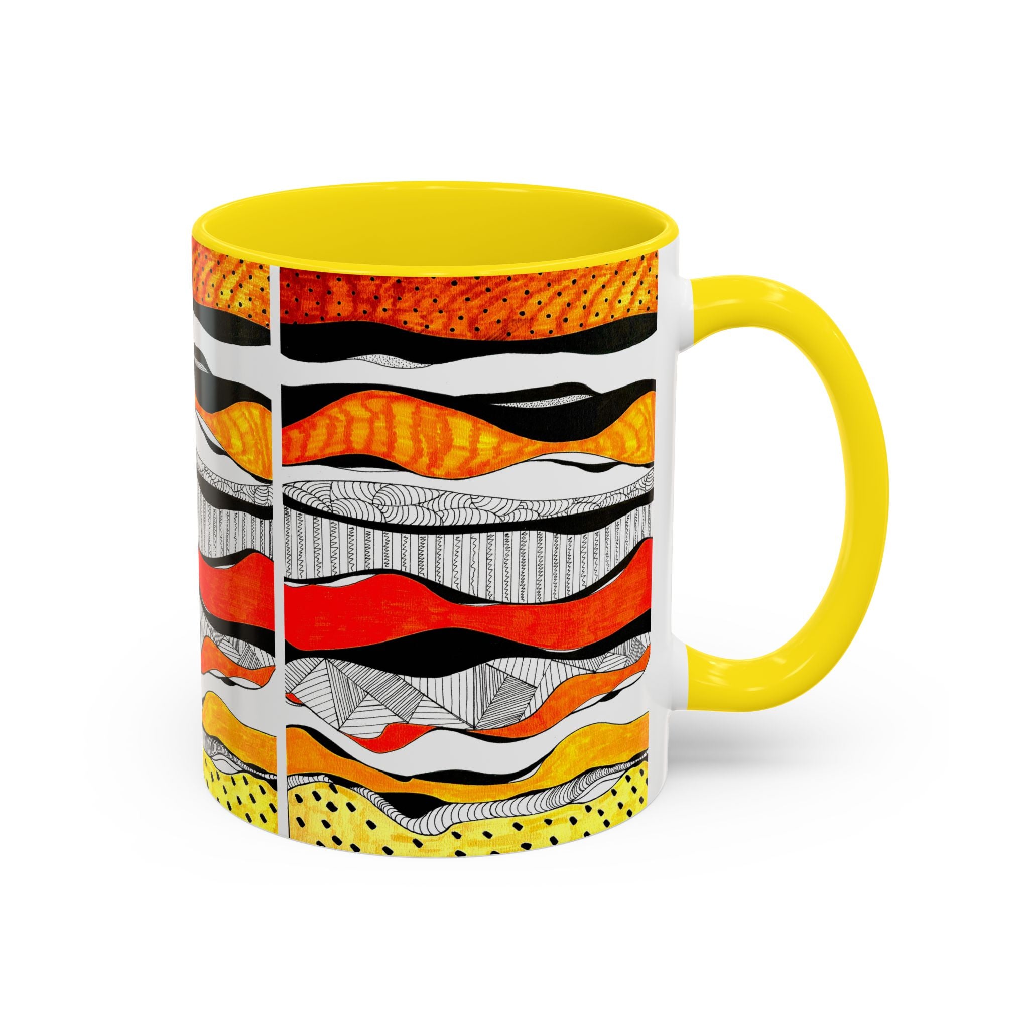 'Visual Sounds' - Accent Coffee Mug (11, 15oz)