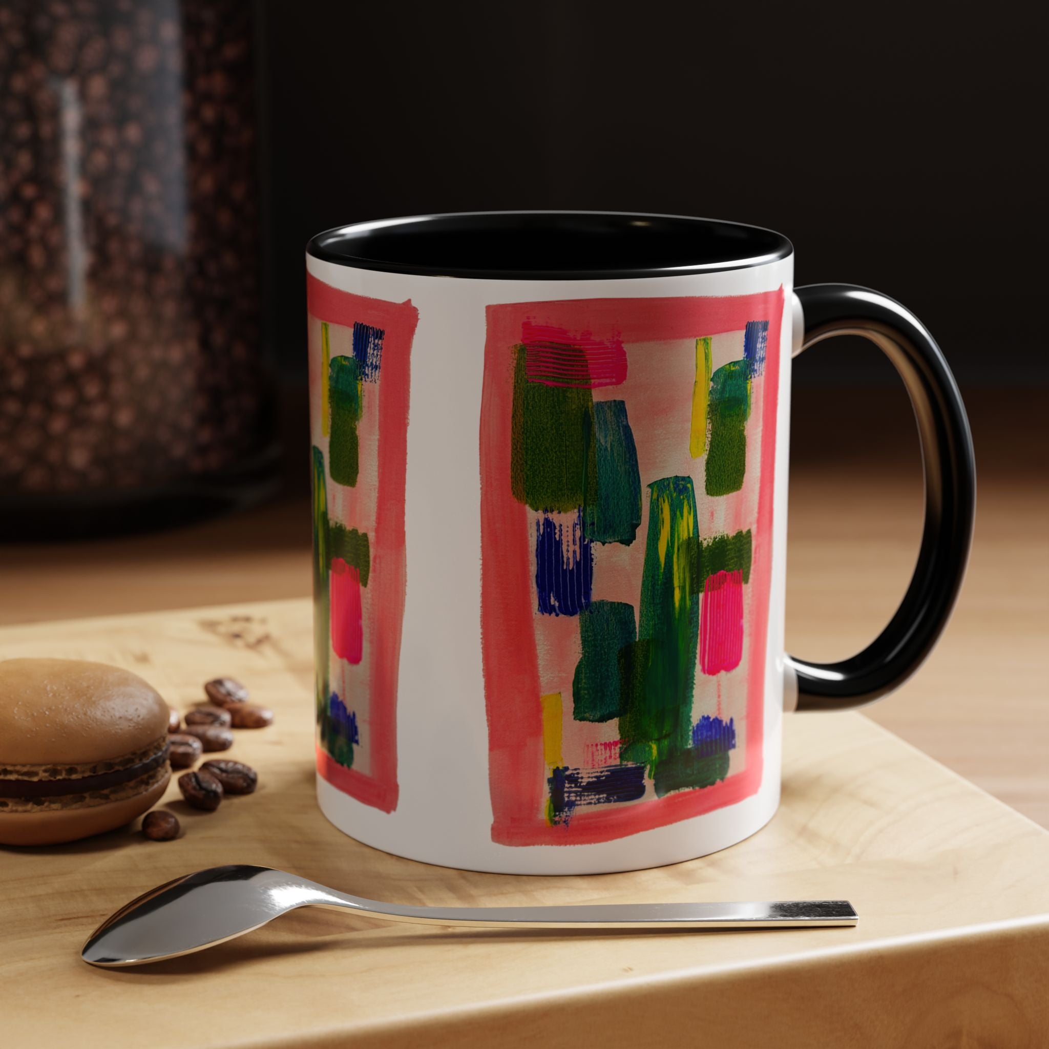 'Love at first sight' - Accent Coffee Mug (11, 15oz)