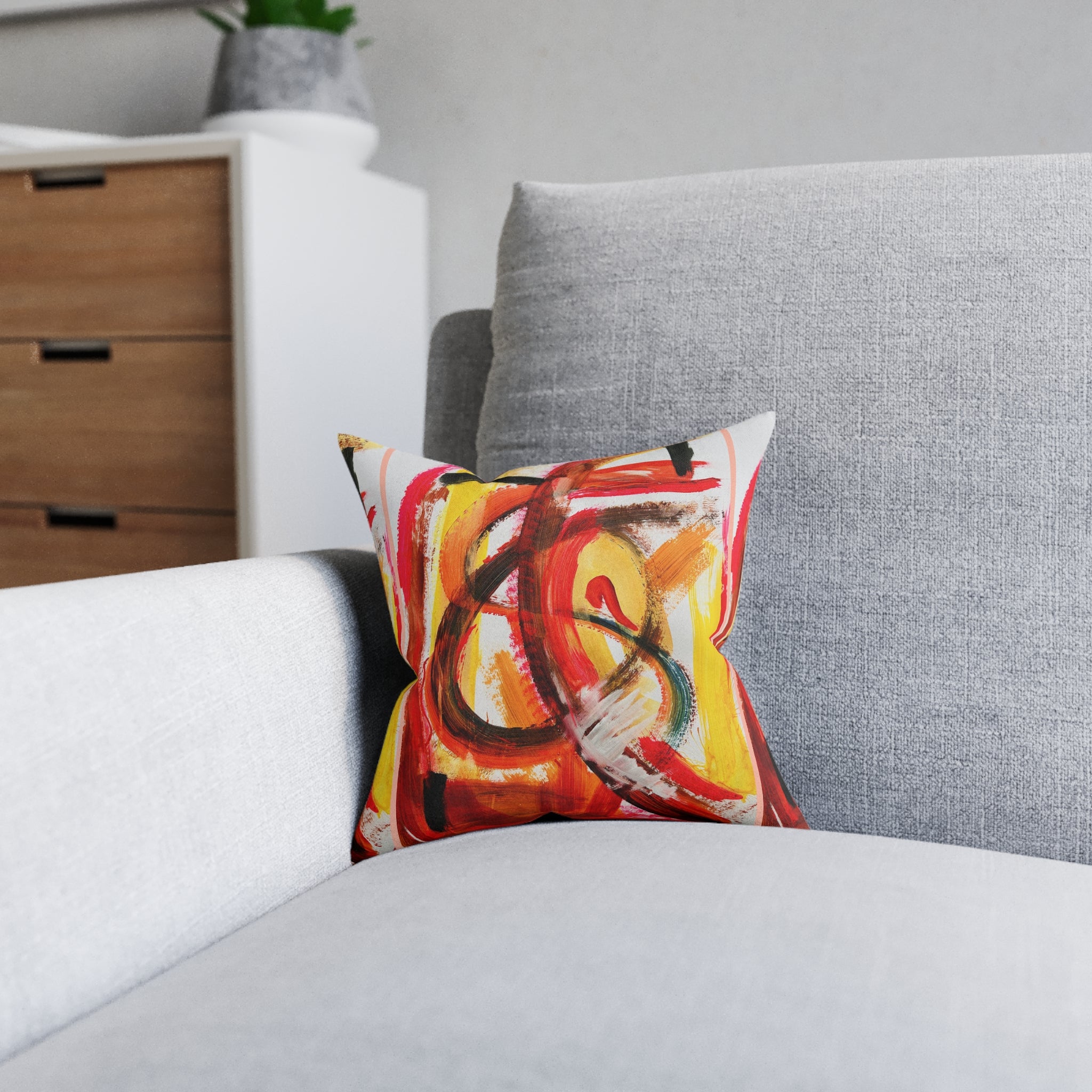 'Heat of Salsa' - Square Pillow