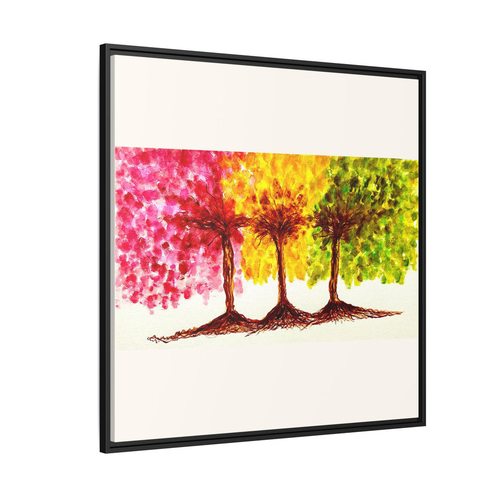 'Serendipity' - Matte Canvas, Framed (Multi-color)