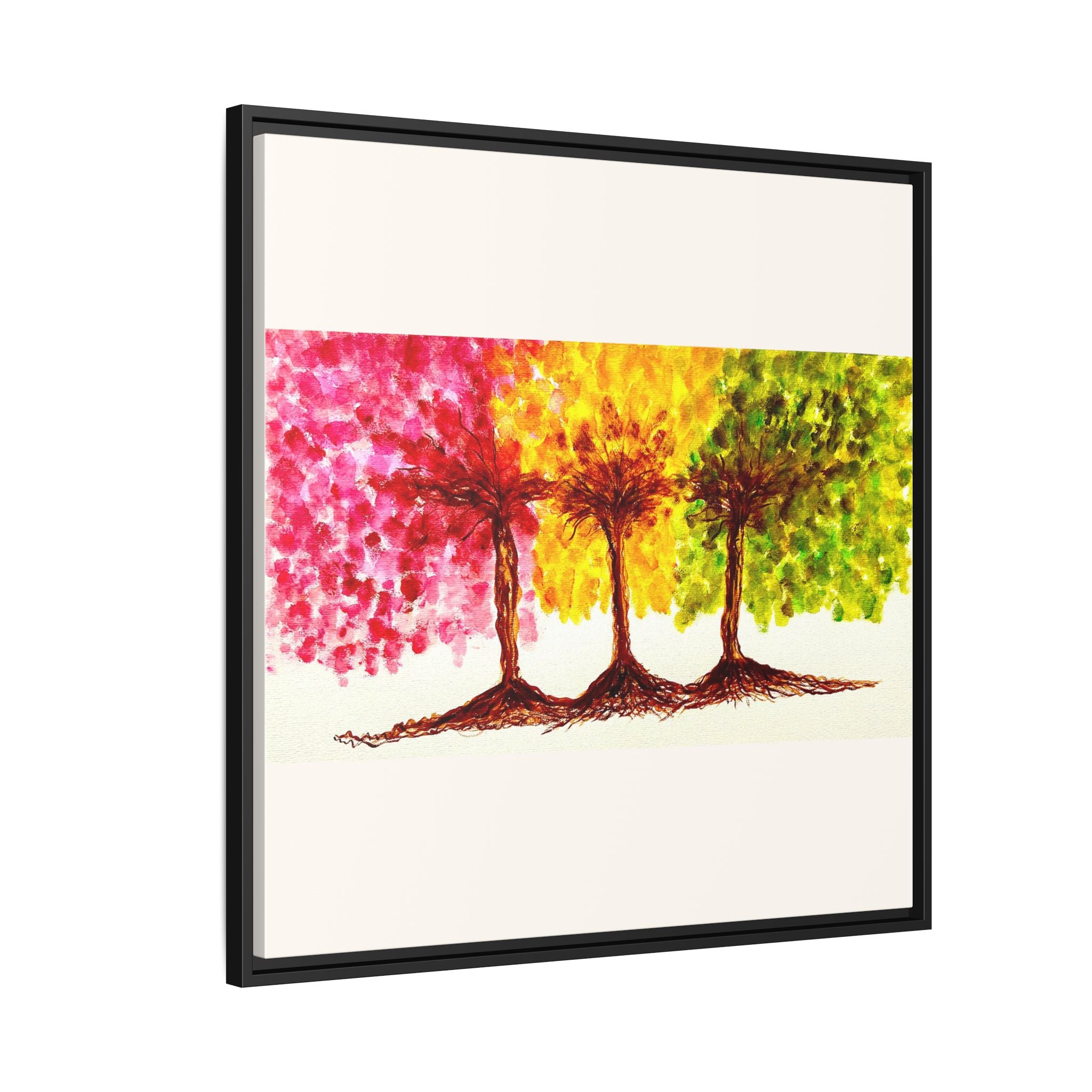 'Serendipity' - Matte Canvas, Framed (Multi-color)