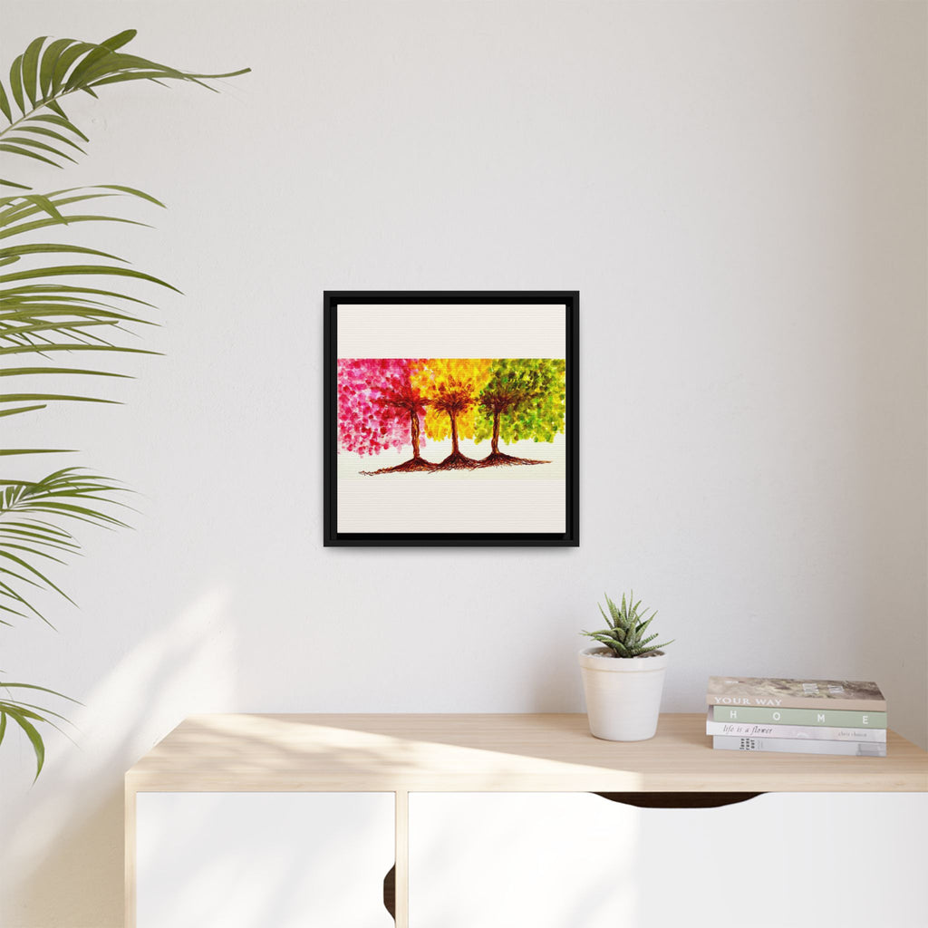 'Serendipity' - Matte Canvas, Framed (Multi-color)