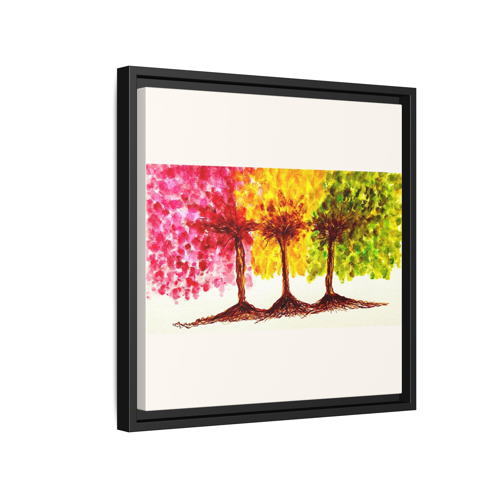 'Serendipity' - Matte Canvas, Framed (Multi-color)