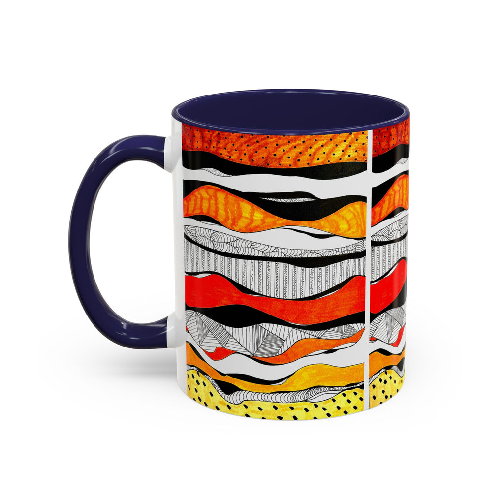 'Visual Sounds' - Accent Coffee Mug (11, 15oz)