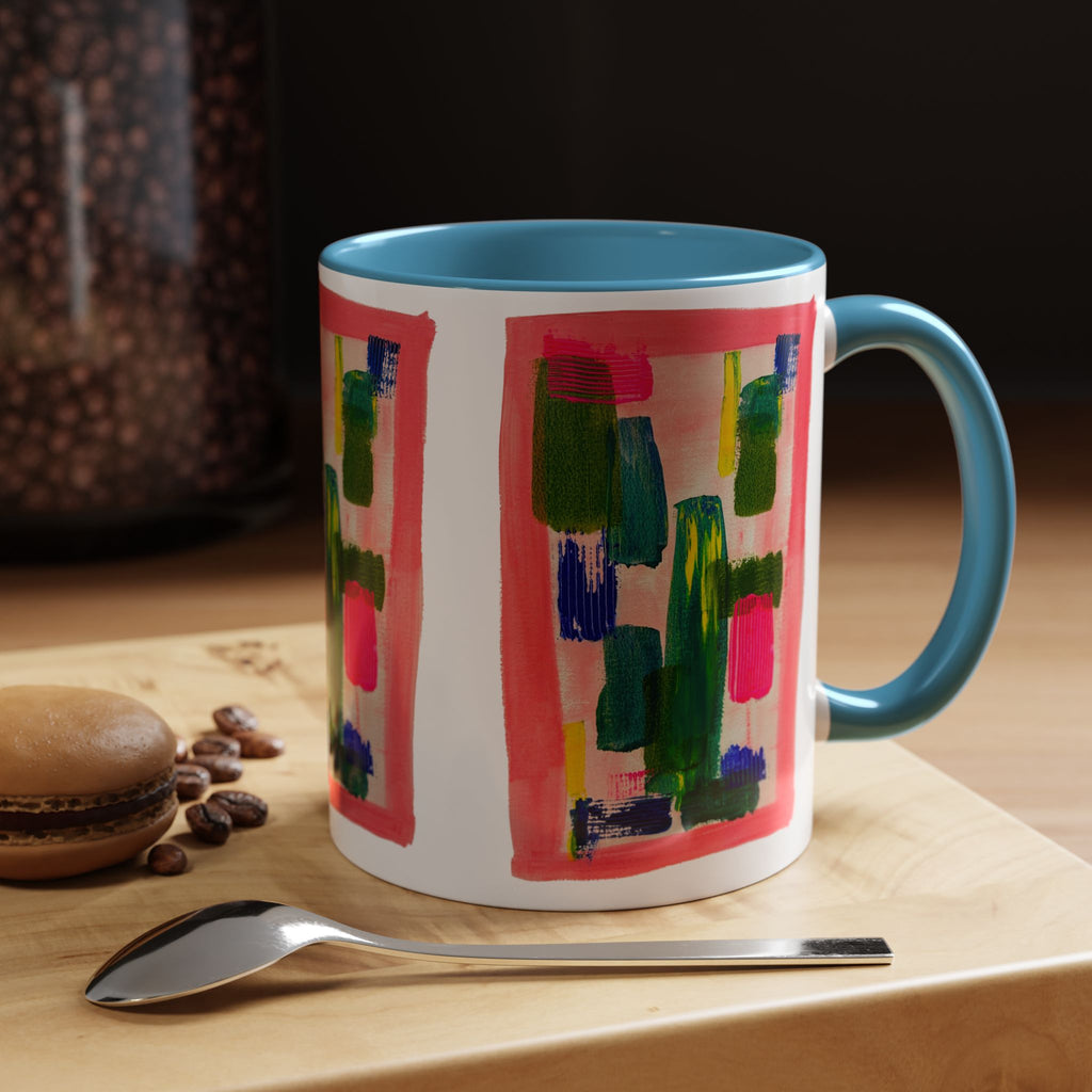 'Love at first sight' - Accent Coffee Mug (11, 15oz)