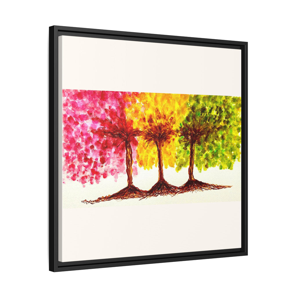 'Serendipity' - Matte Canvas, Framed (Multi-color)