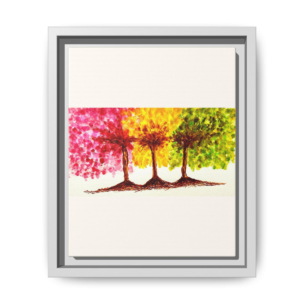 'Serendipity' - Matte Canvas, Framed (Multi-color)