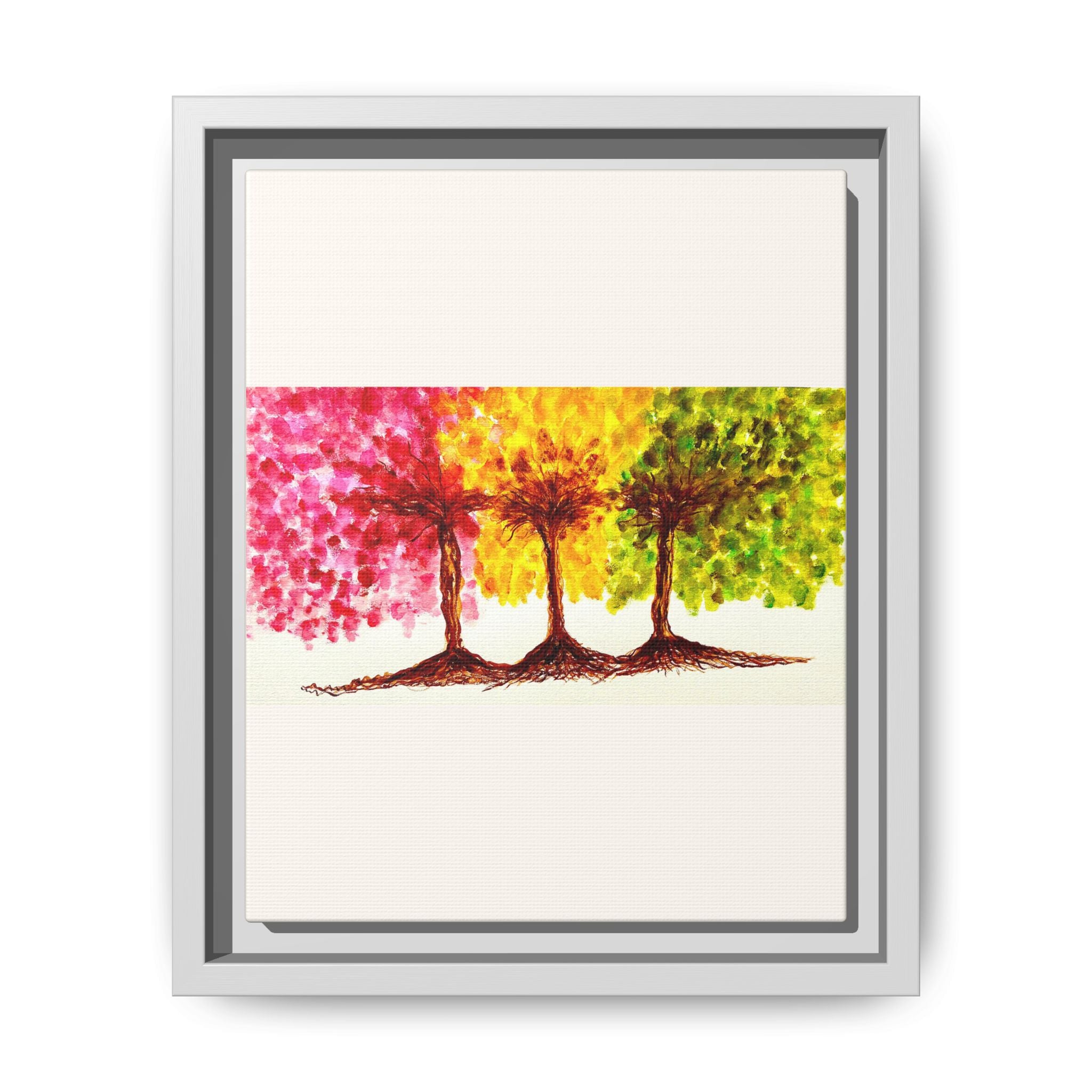 'Serendipity' - Matte Canvas, Framed (Multi-color)