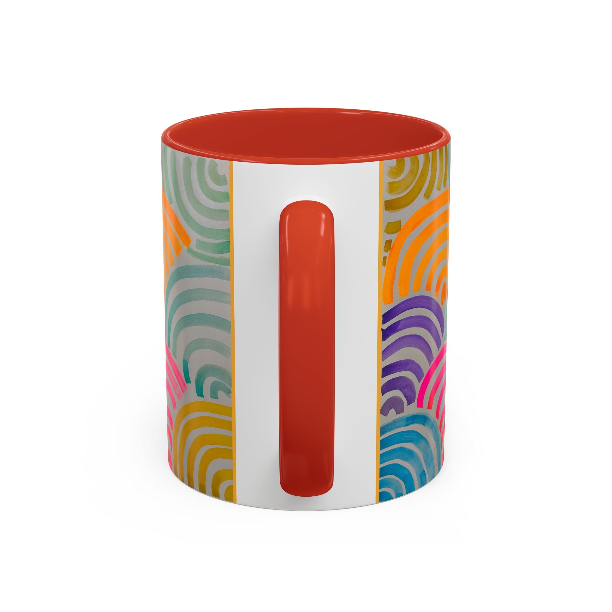 'Neon Arc' - Accent Coffee Mug (11, 15oz)