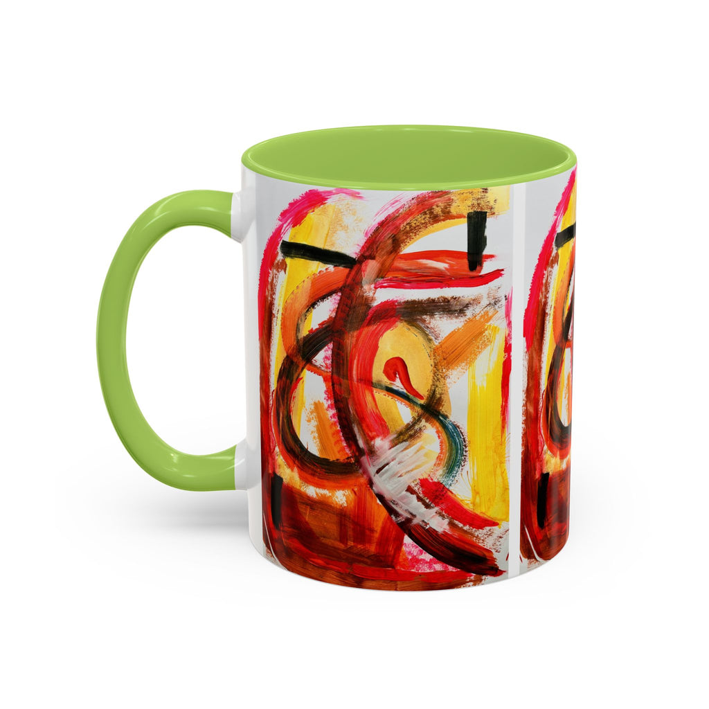 'Heat of Salsa' - Accent Coffee Mug (11, 15oz)