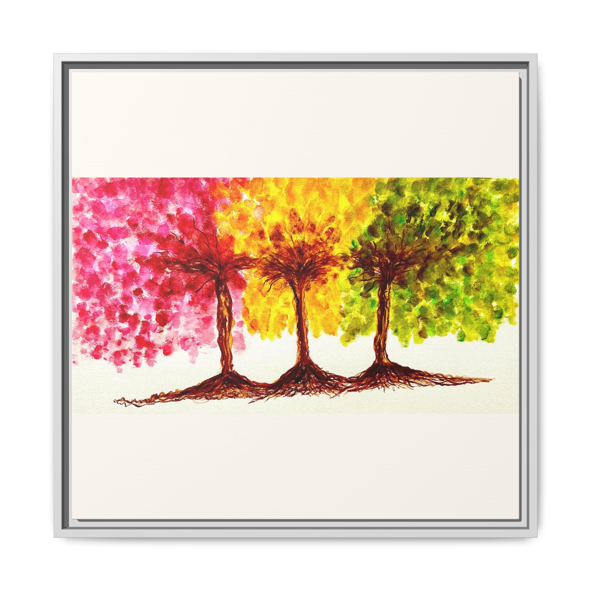 'Serendipity' - Matte Canvas, Framed (Multi-color)
