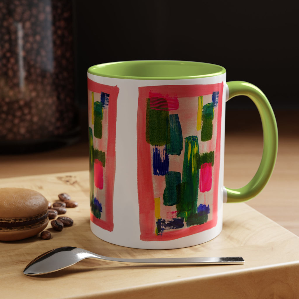 'Love at first sight' - Accent Coffee Mug (11, 15oz)