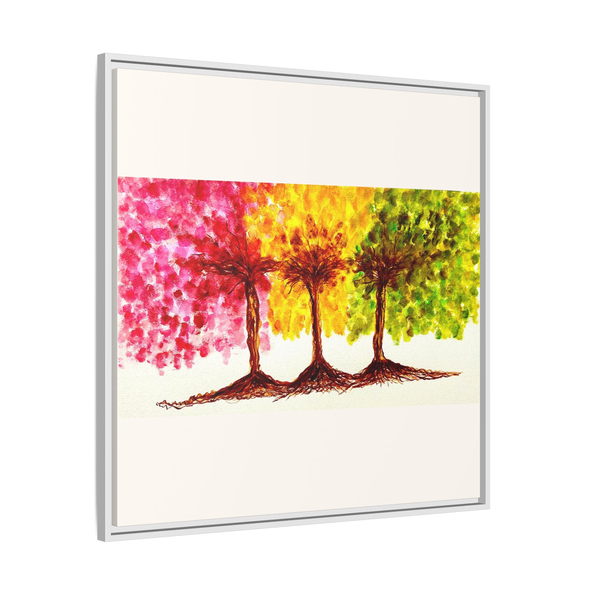 'Serendipity' - Matte Canvas, Framed (Multi-color)