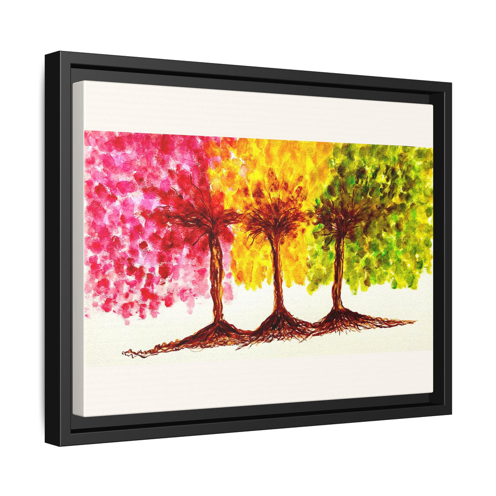 'Serendipity' - Matte Canvas, Framed (Multi-color)