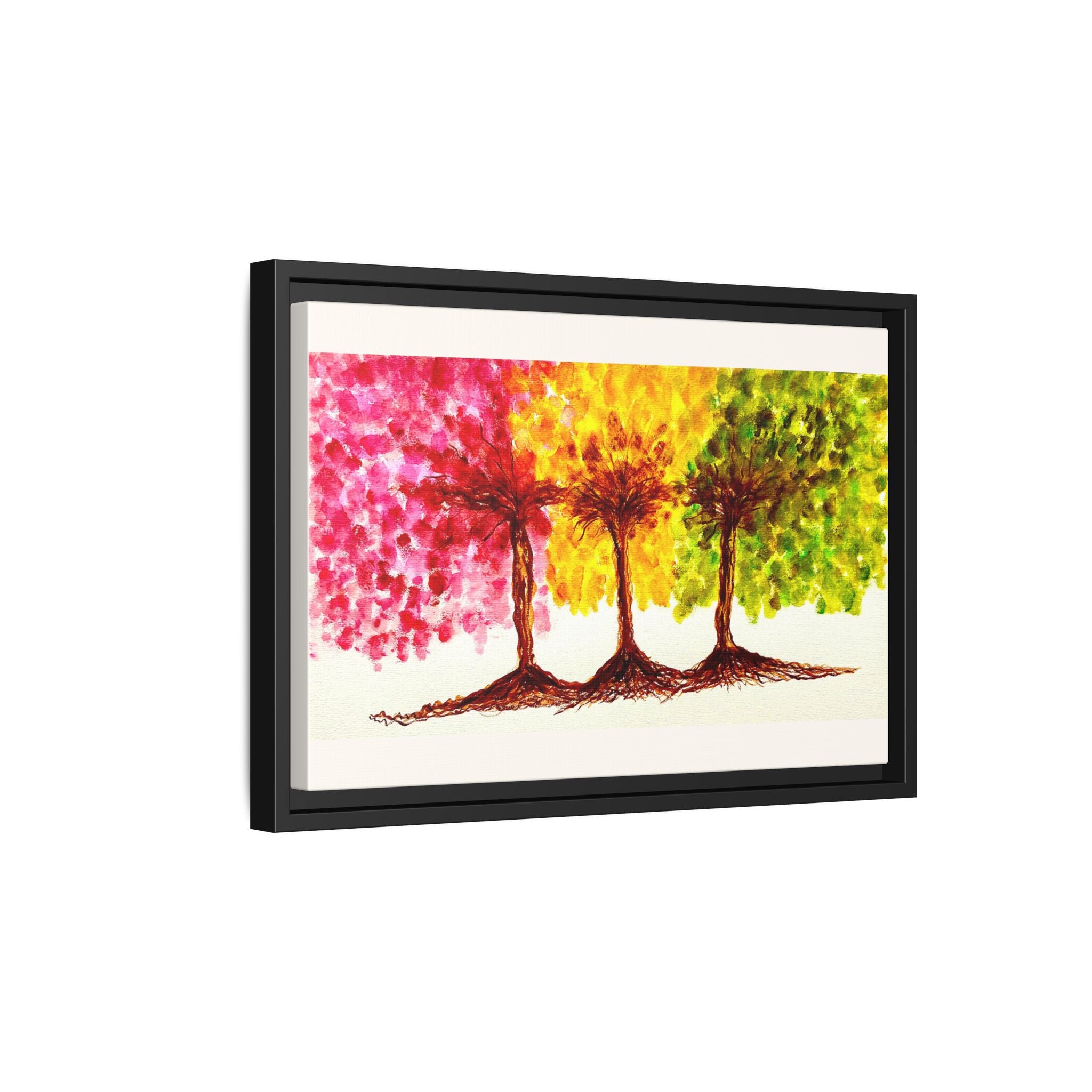 'Serendipity' - Matte Canvas, Framed (Multi-color)