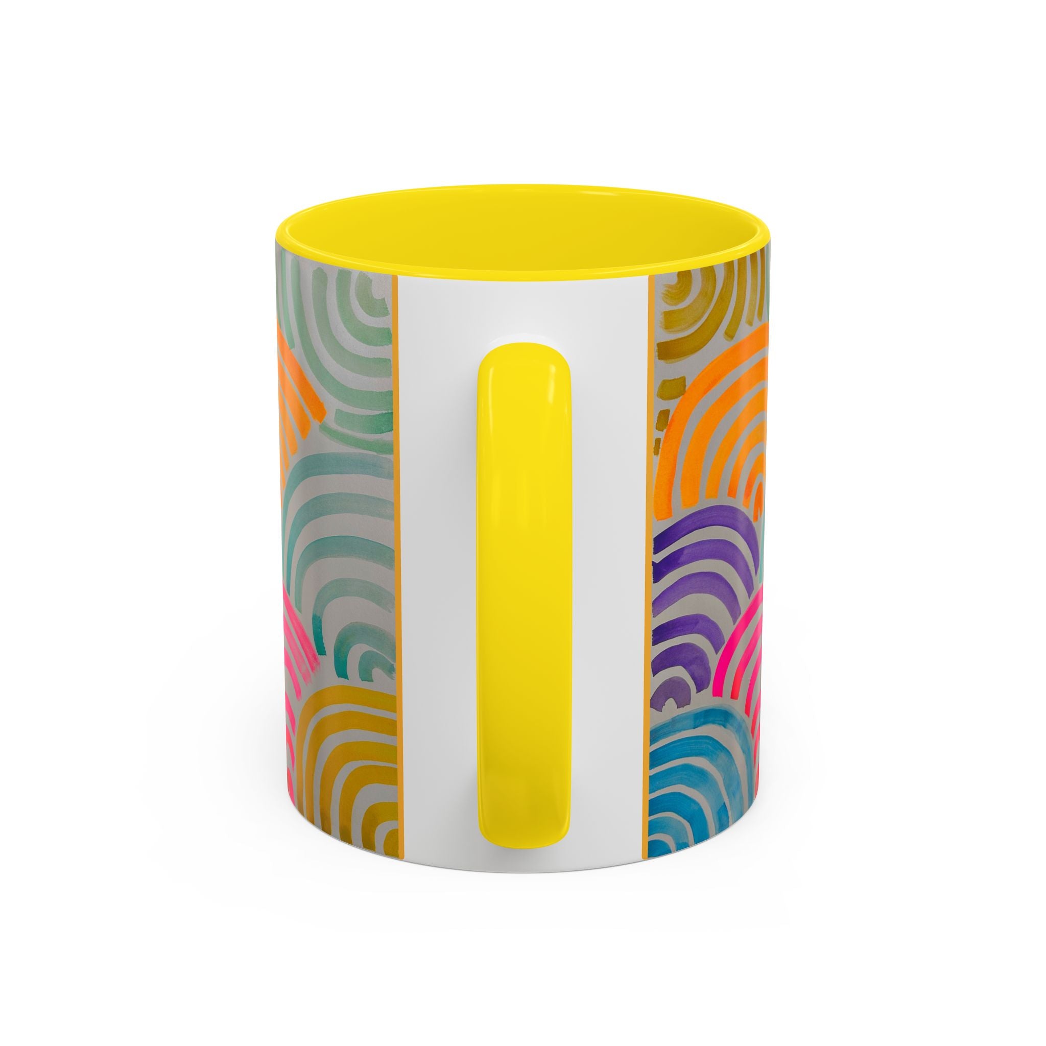 'Neon Arc' - Accent Coffee Mug (11, 15oz)