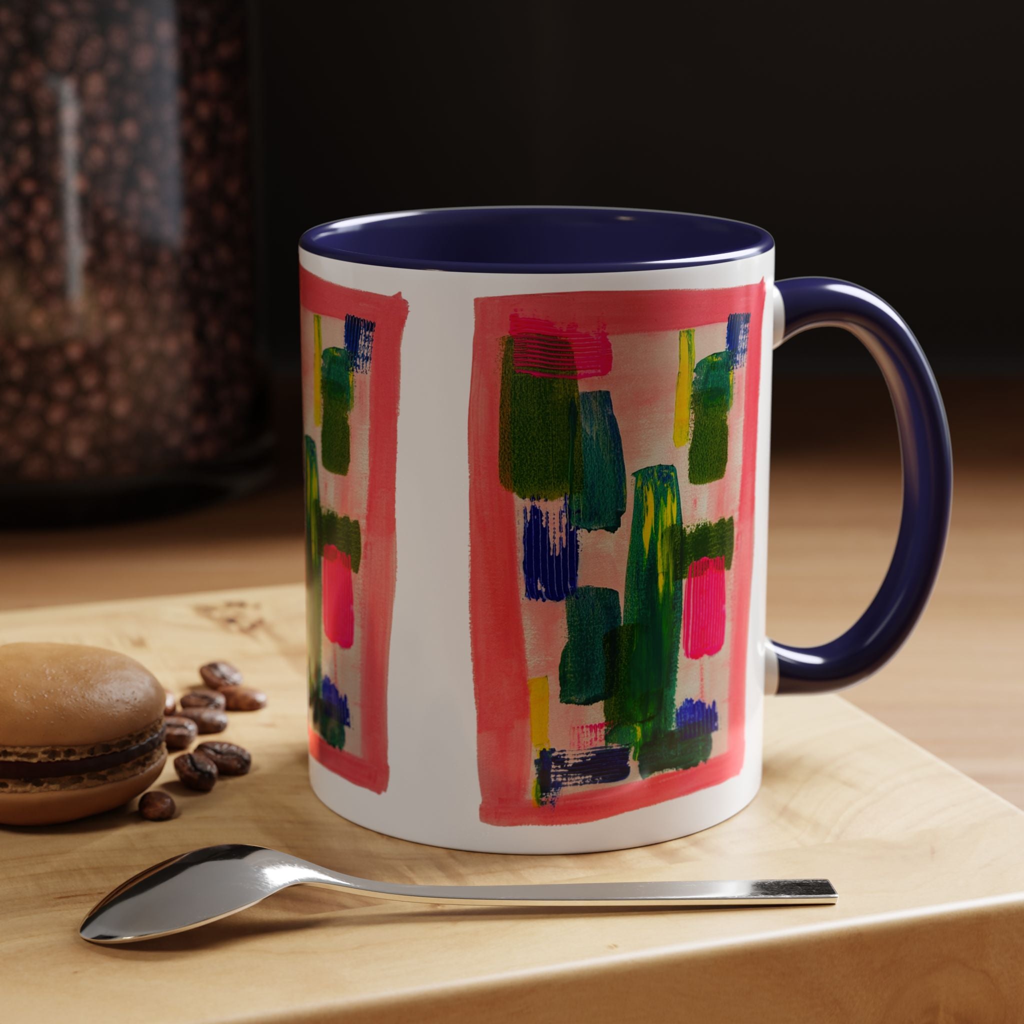 'Love at first sight' - Accent Coffee Mug (11, 15oz)