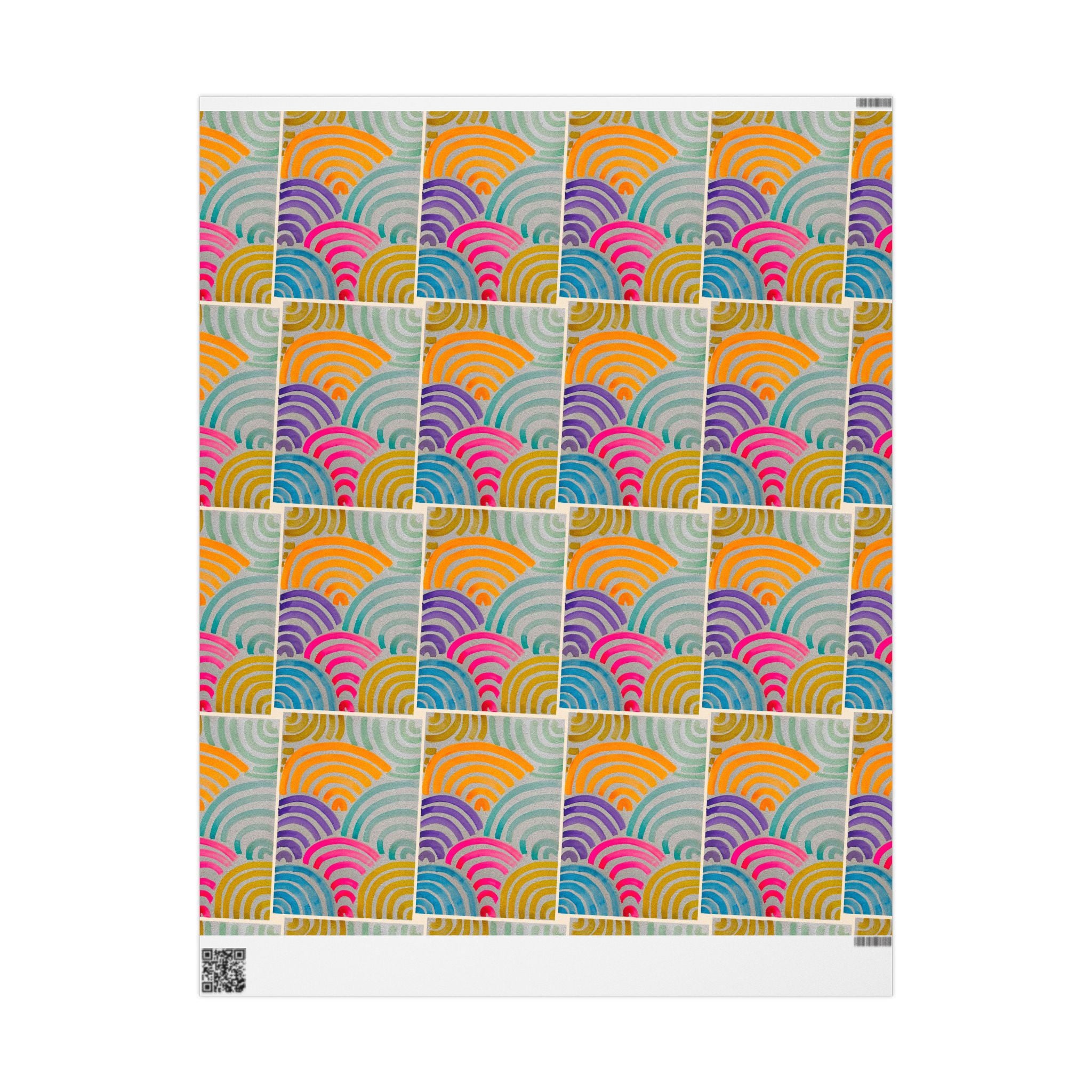 'Neon Arc' - Wrapping Paper