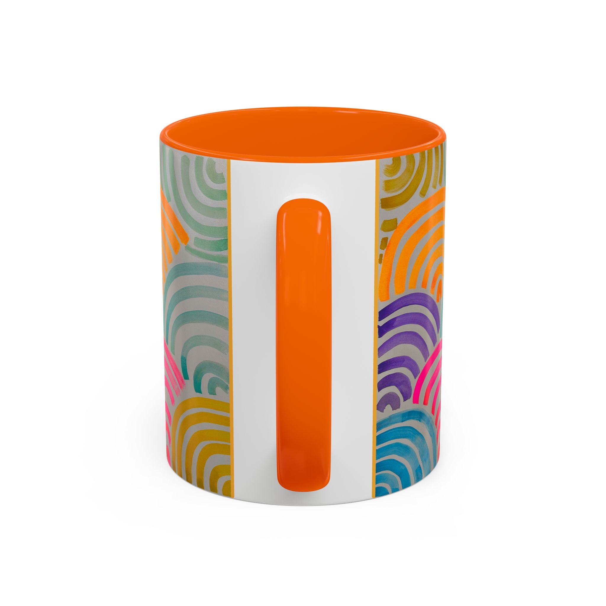 'Neon Arc' - Accent Coffee Mug (11, 15oz)