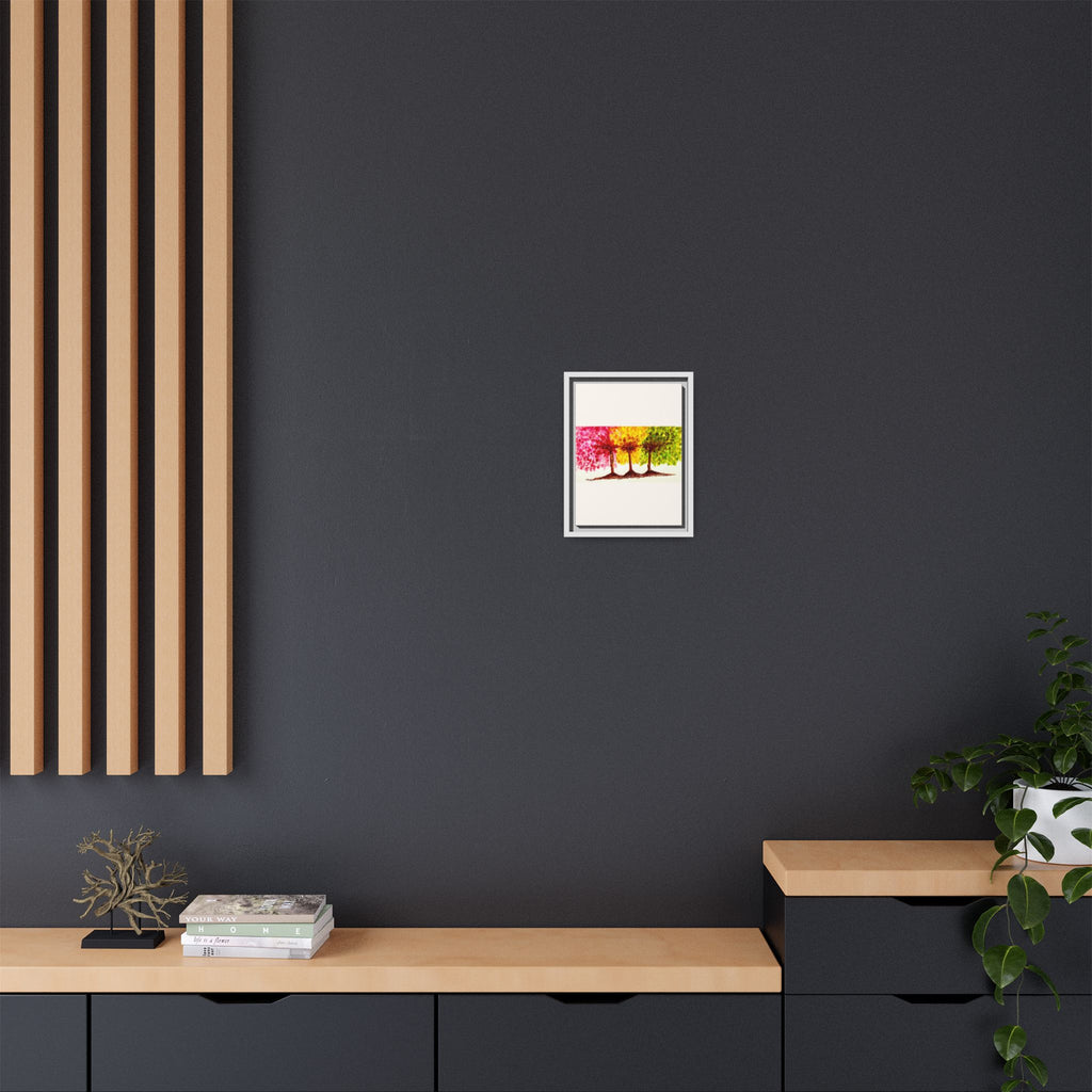 'Serendipity' - Matte Canvas, Framed (Multi-color)