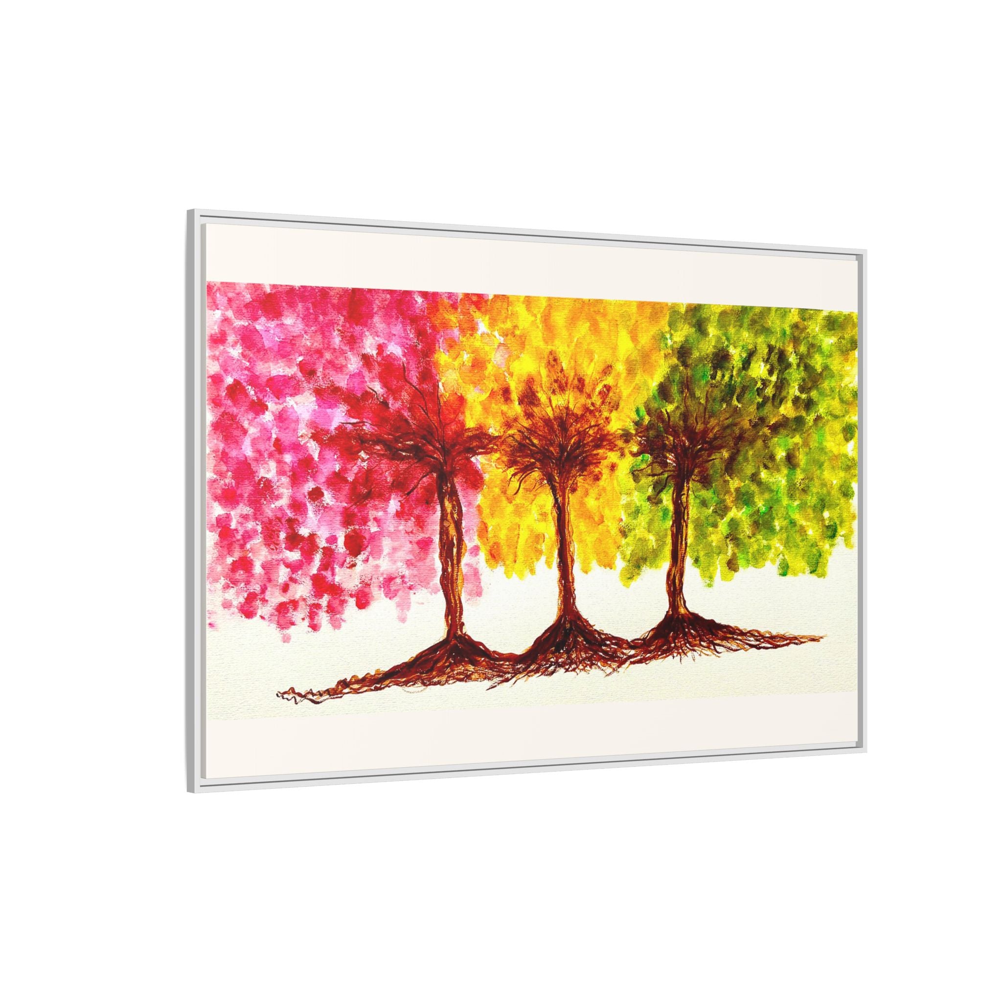 'Serendipity' - Matte Canvas, Framed (Multi-color)