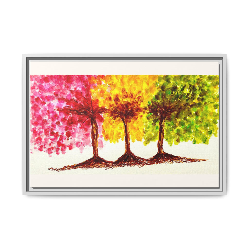 'Serendipity' - Matte Canvas, Framed (Multi-color)