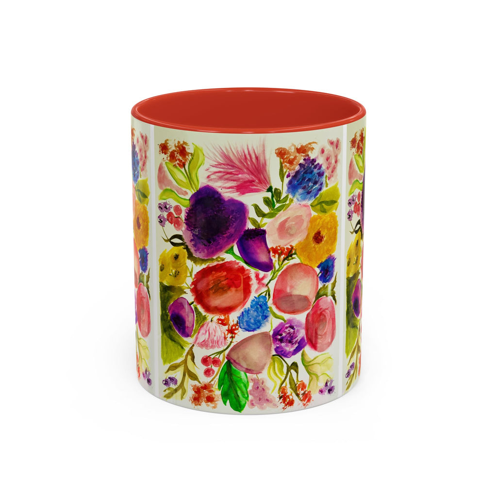 'Fiori' - Accent Coffee Mug (11, 15oz)