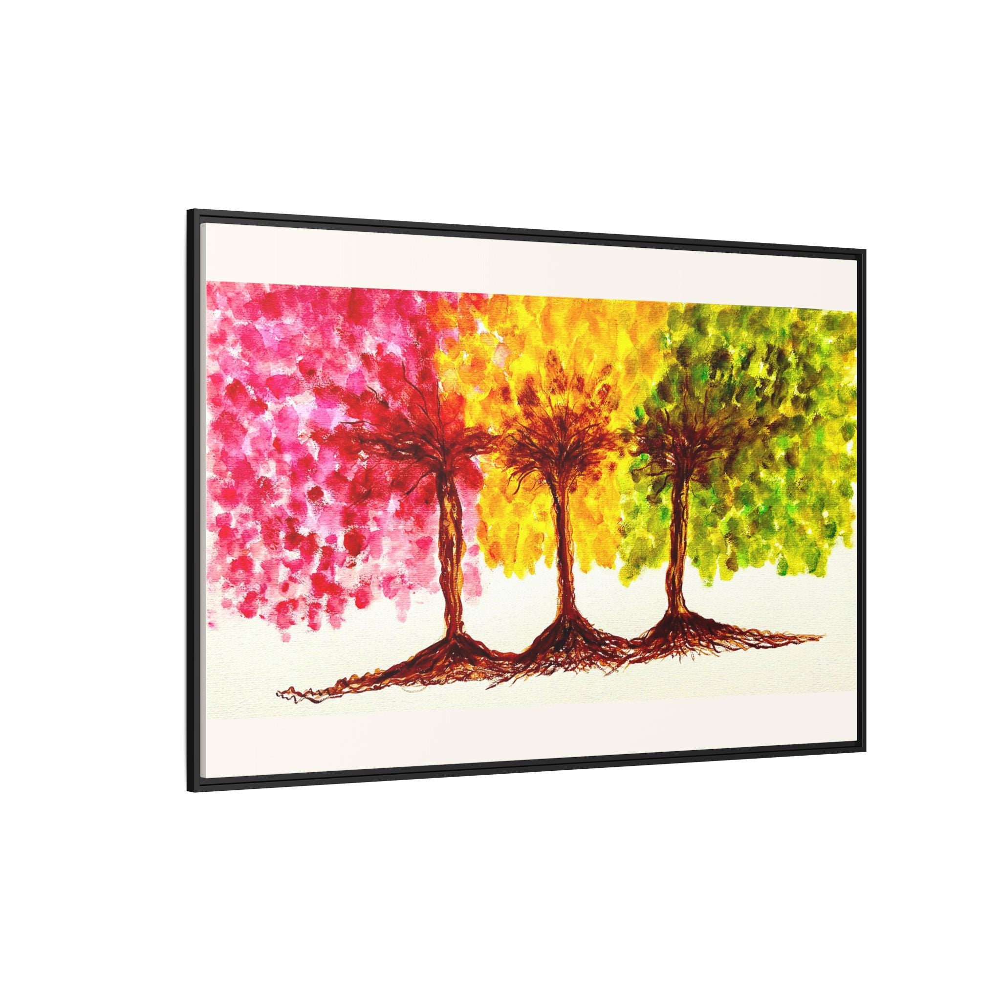 'Serendipity' - Matte Canvas, Framed (Multi-color)