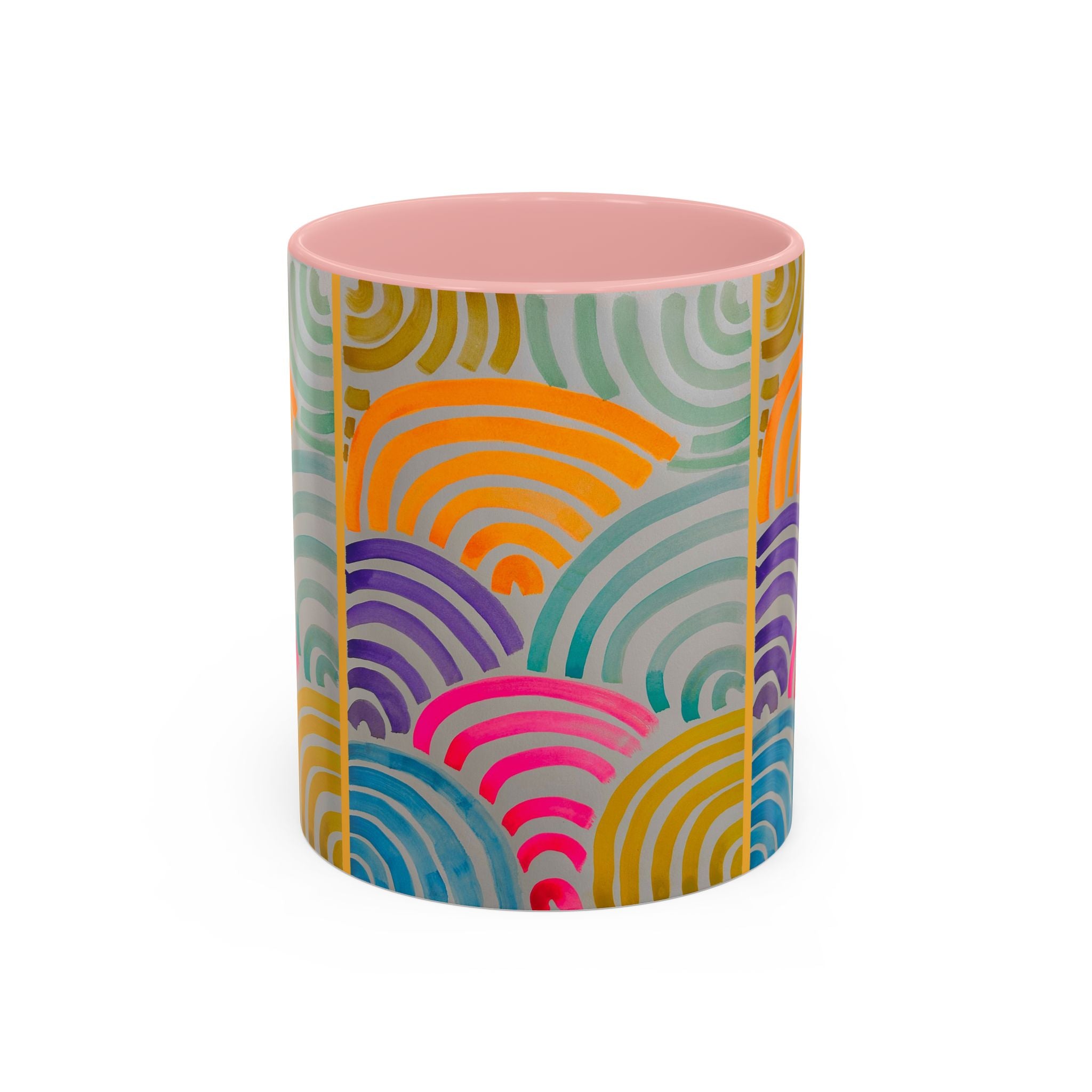 'Neon Arc' - Accent Coffee Mug (11, 15oz)