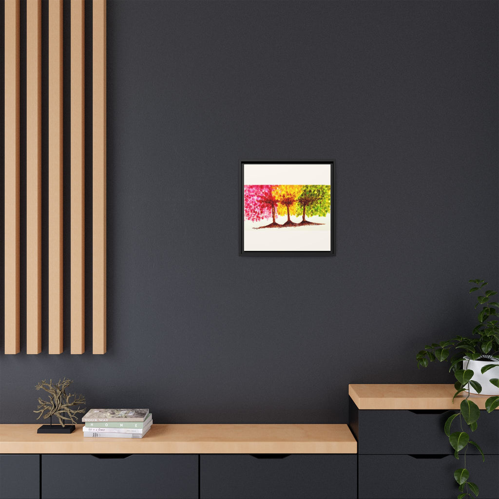 'Serendipity' - Matte Canvas, Framed (Multi-color)