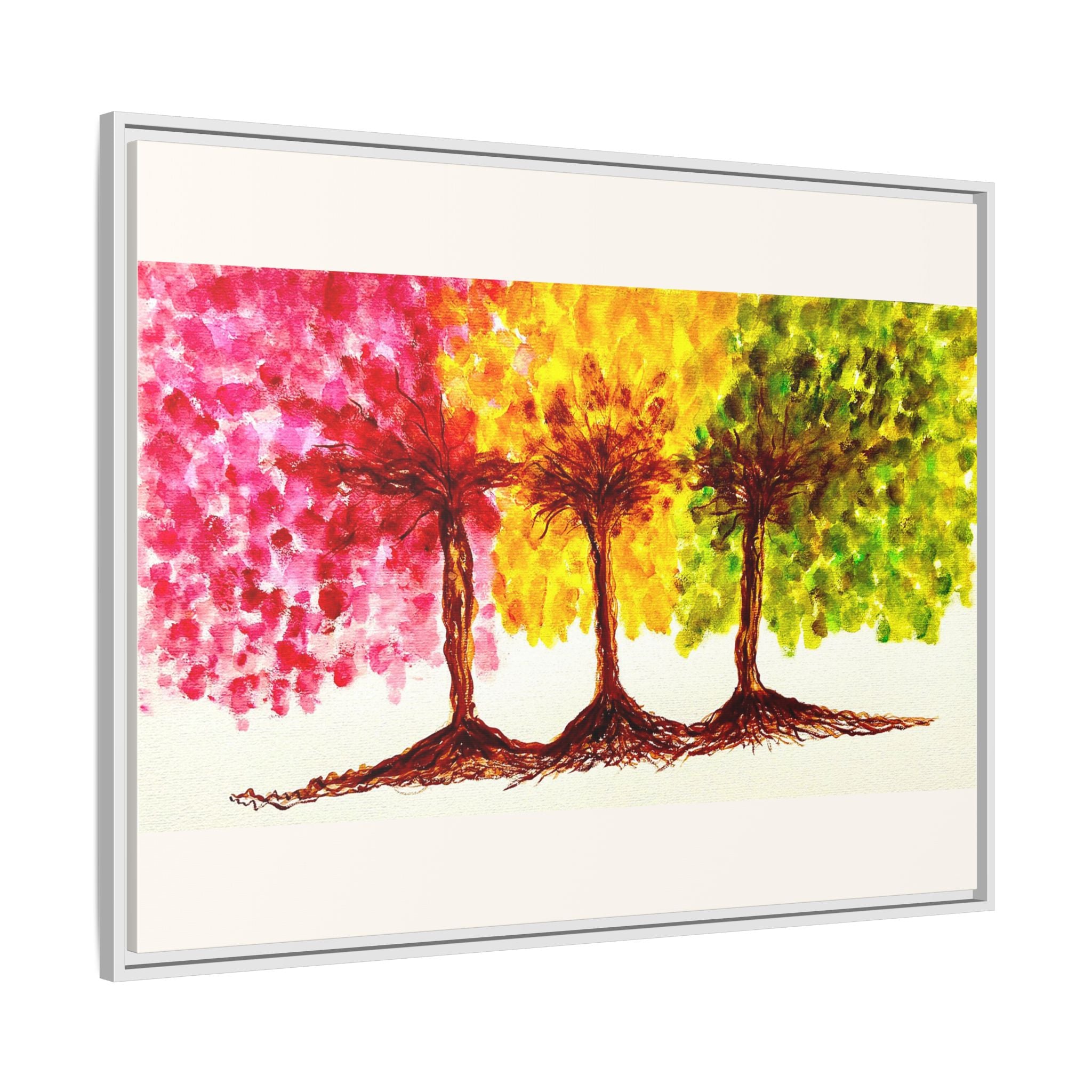 'Serendipity' - Matte Canvas, Framed (Multi-color)