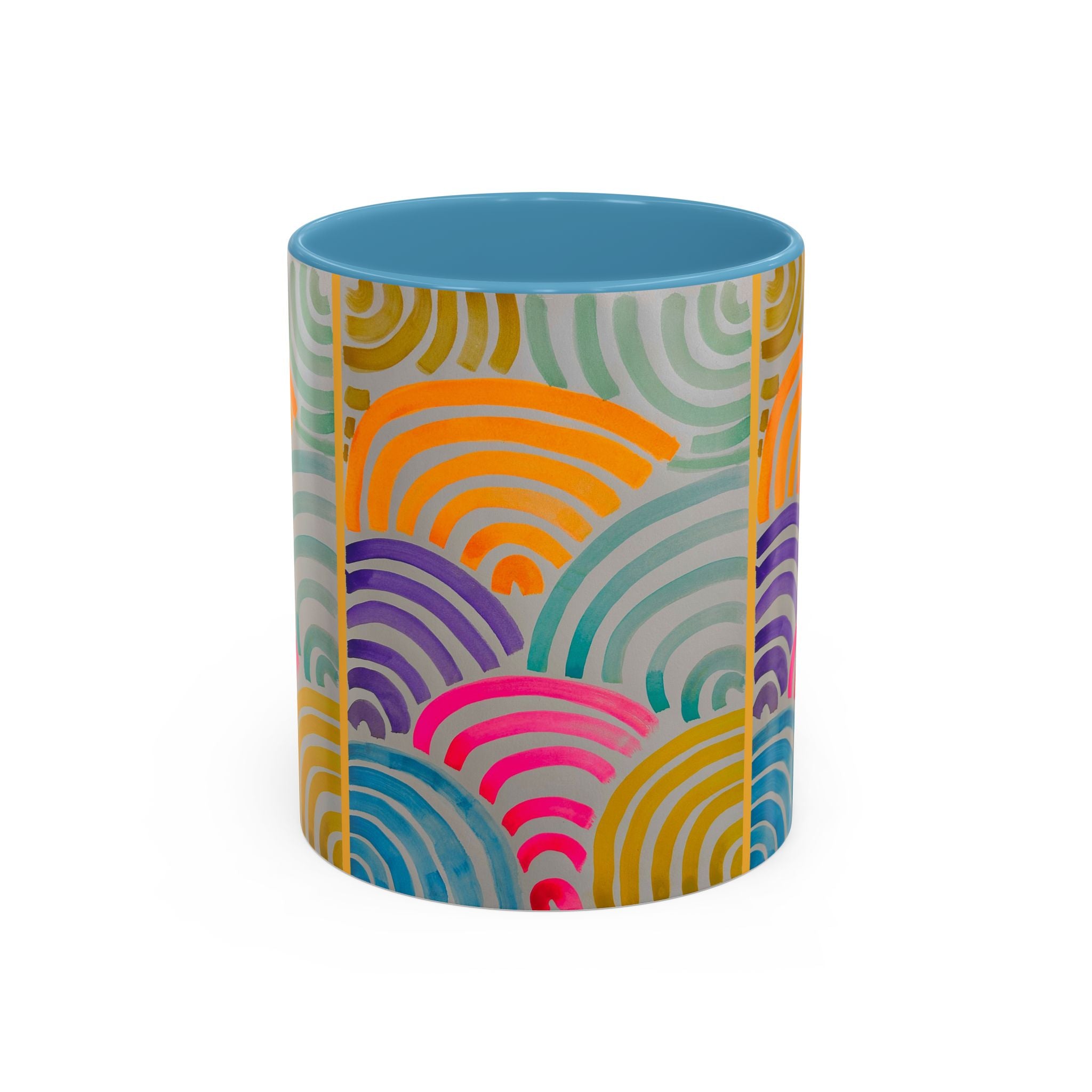 'Neon Arc' - Accent Coffee Mug (11, 15oz)