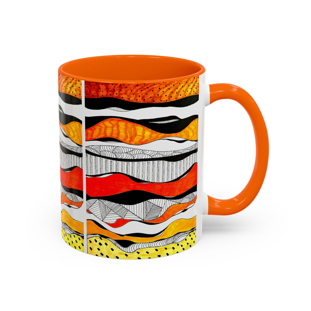 'Visual Sounds' - Accent Coffee Mug (11, 15oz)
