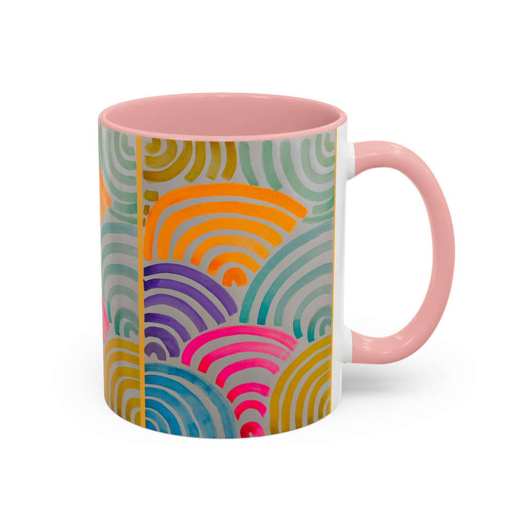 'Neon Arc' - Accent Coffee Mug (11, 15oz)